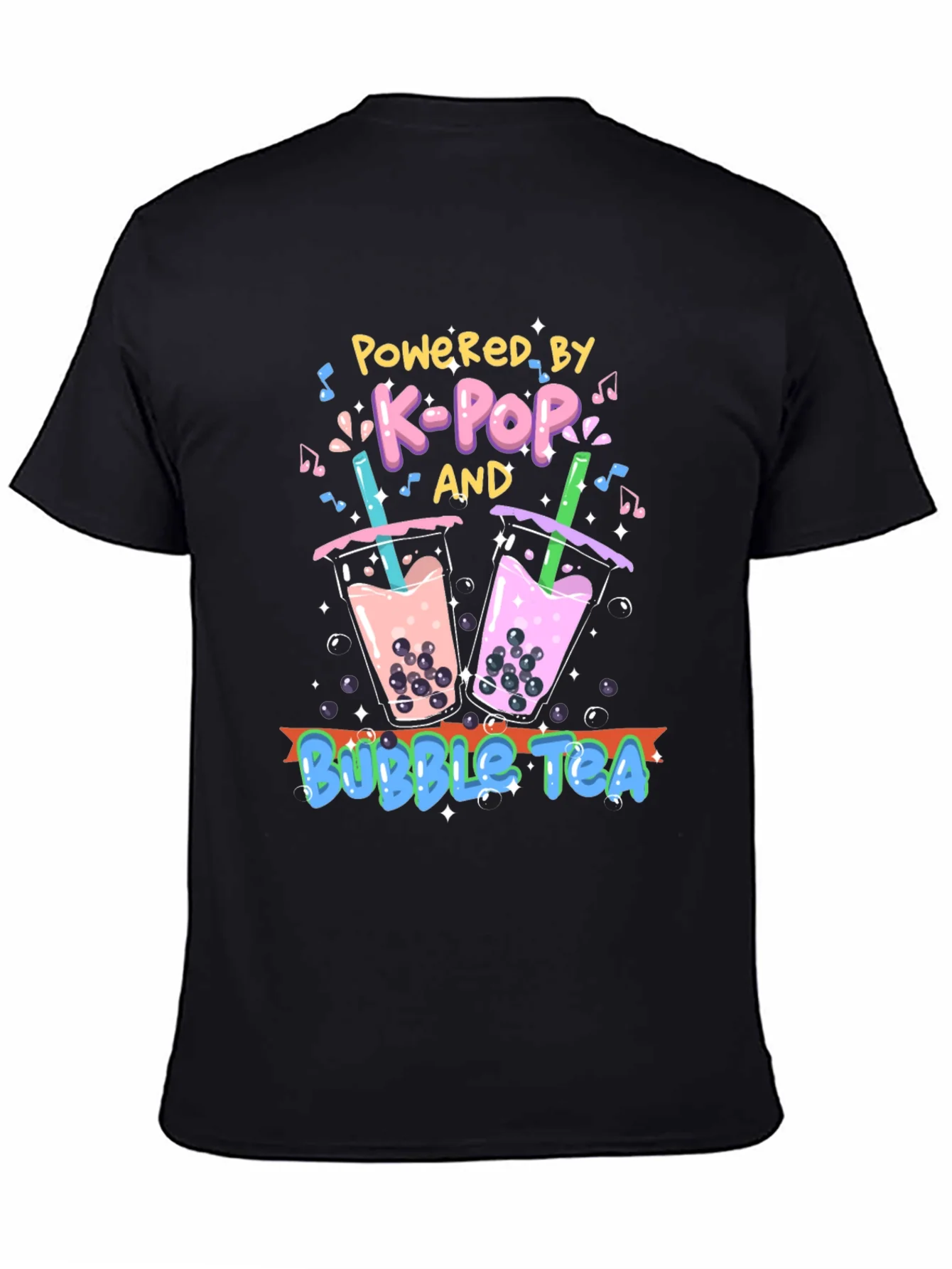 K-Pop and Bubble Tea Graphic T-Shirt