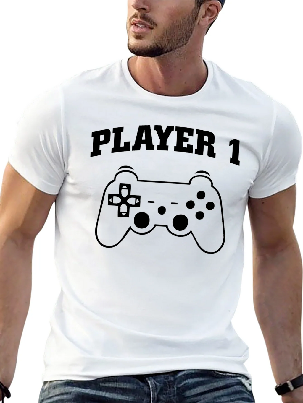 Player 1 T-Shirt - Gamer Style