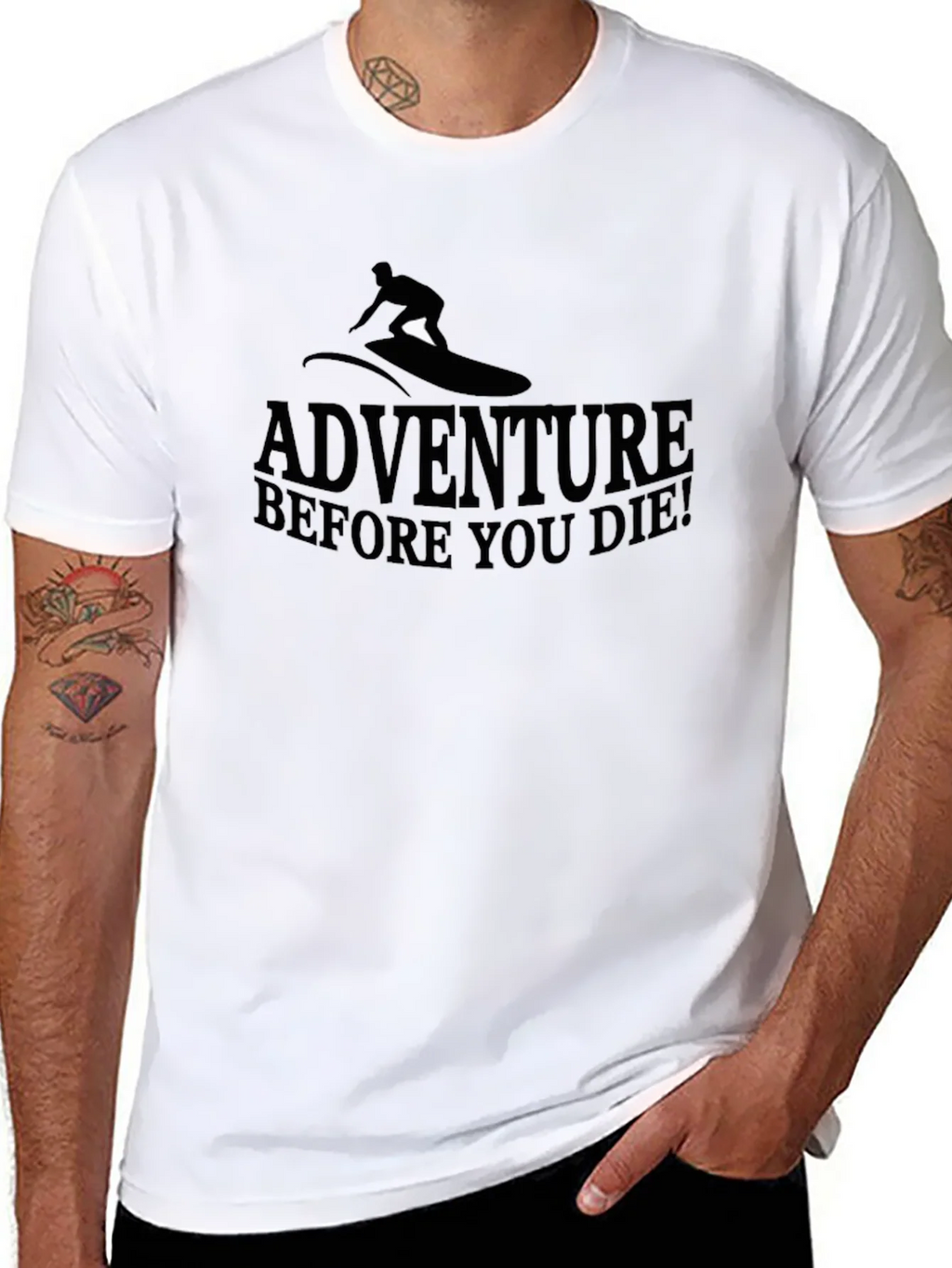 Adventure Before You Die Black T-Shirt