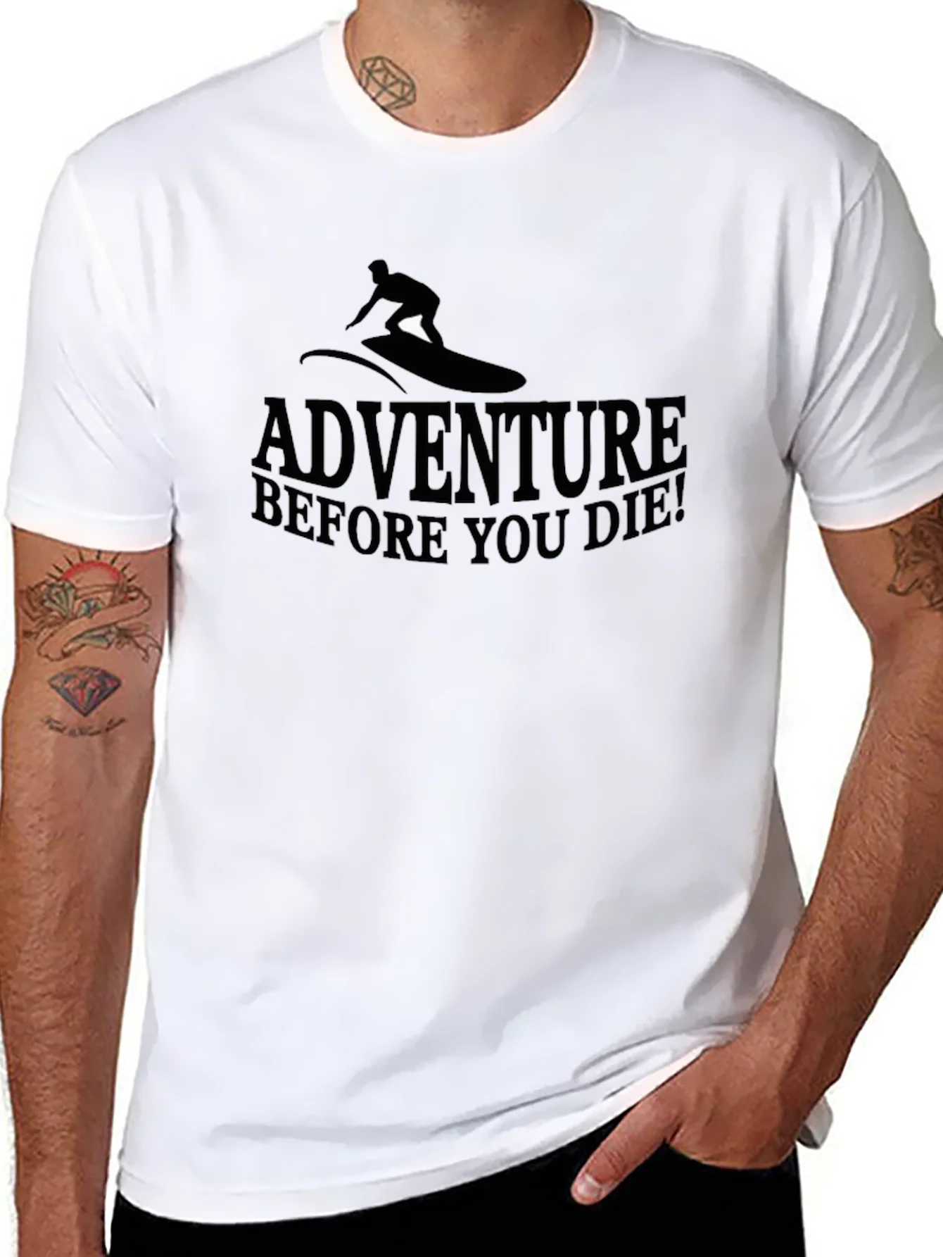 Adventure Before You Die Black T-Shirt