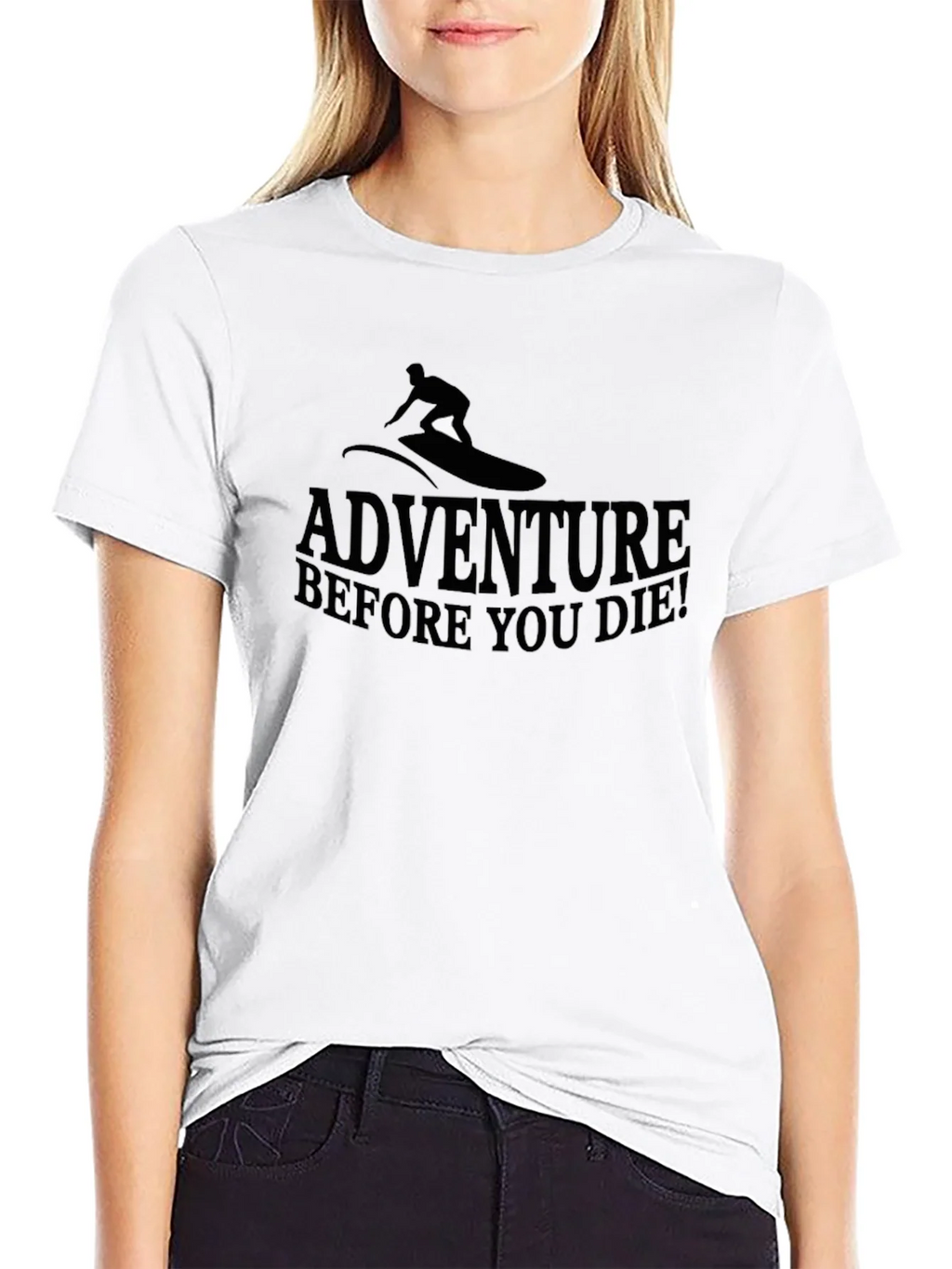 Adventure Before You Die Black T-Shirt