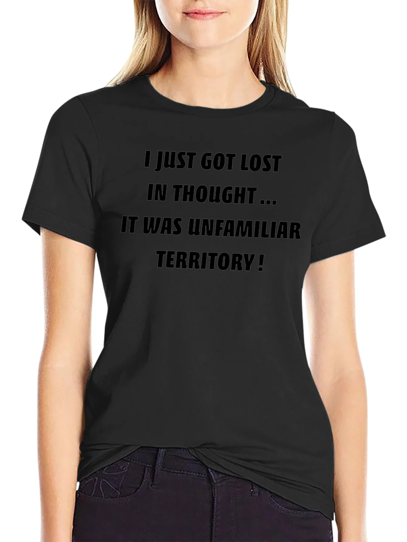 Lost in Thought Novelty Graphic T-Shirt