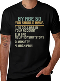 Humorous By Age 50 Graphic T-Shirt