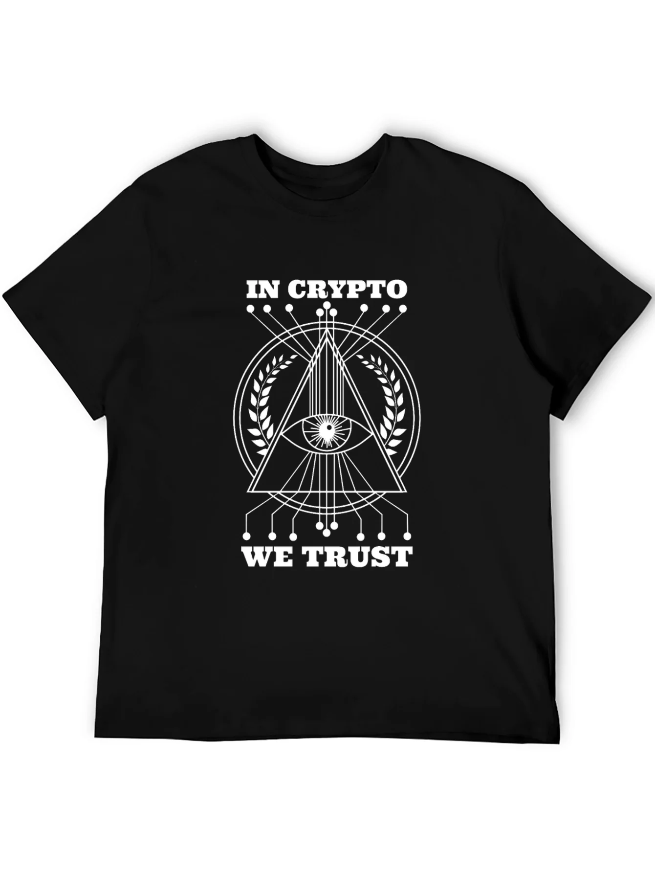In Crypto We Trust Graphic Tee - Black