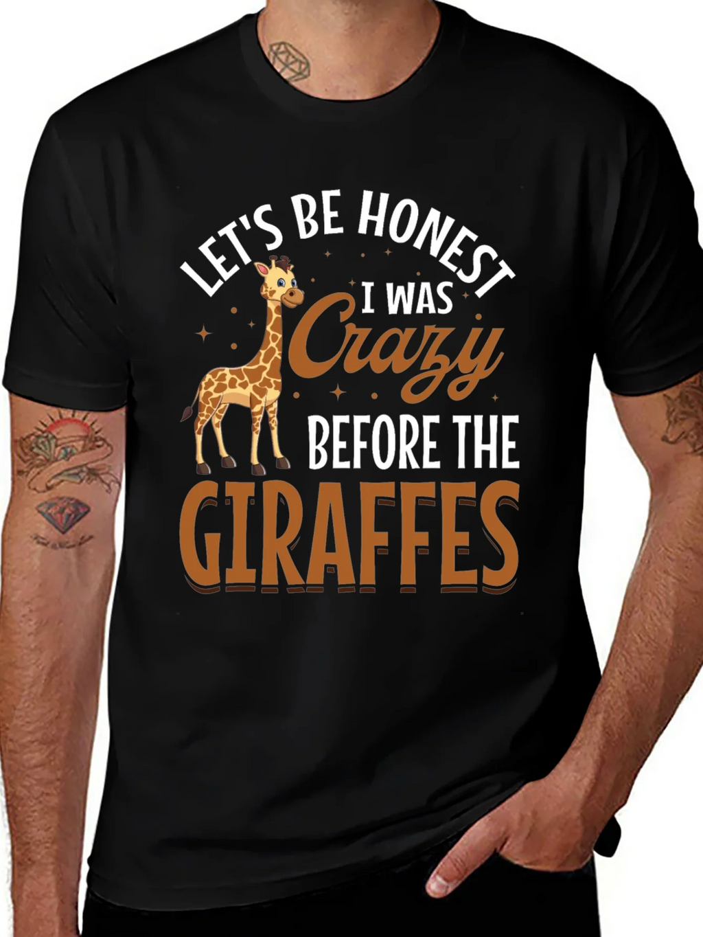 Crazy About Giraffes Tee