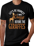 Crazy About Giraffes Tee