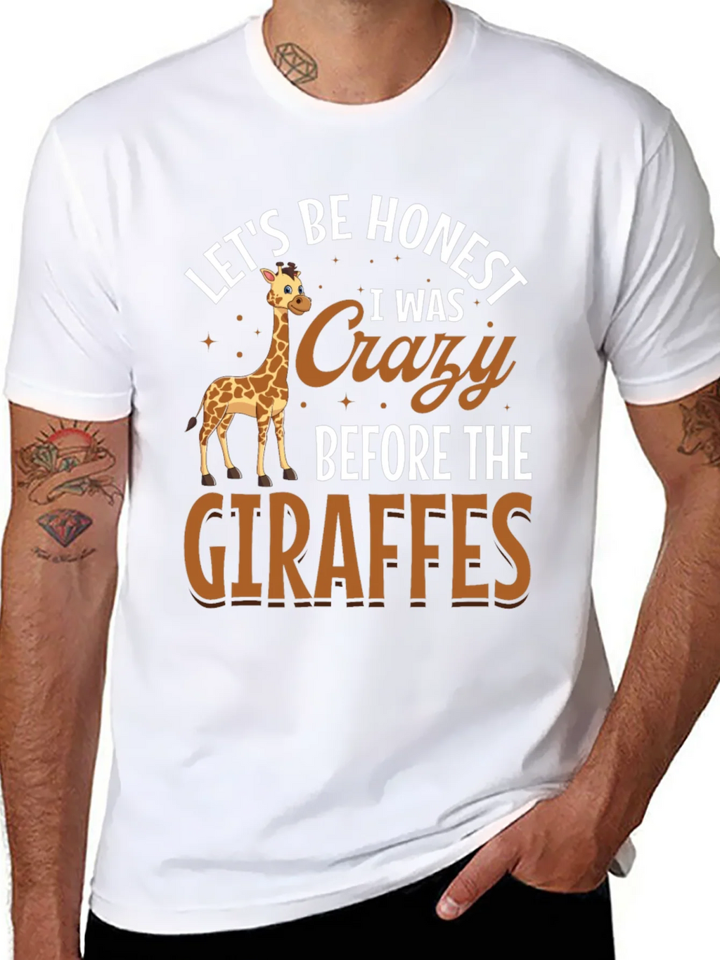 Crazy About Giraffes Tee