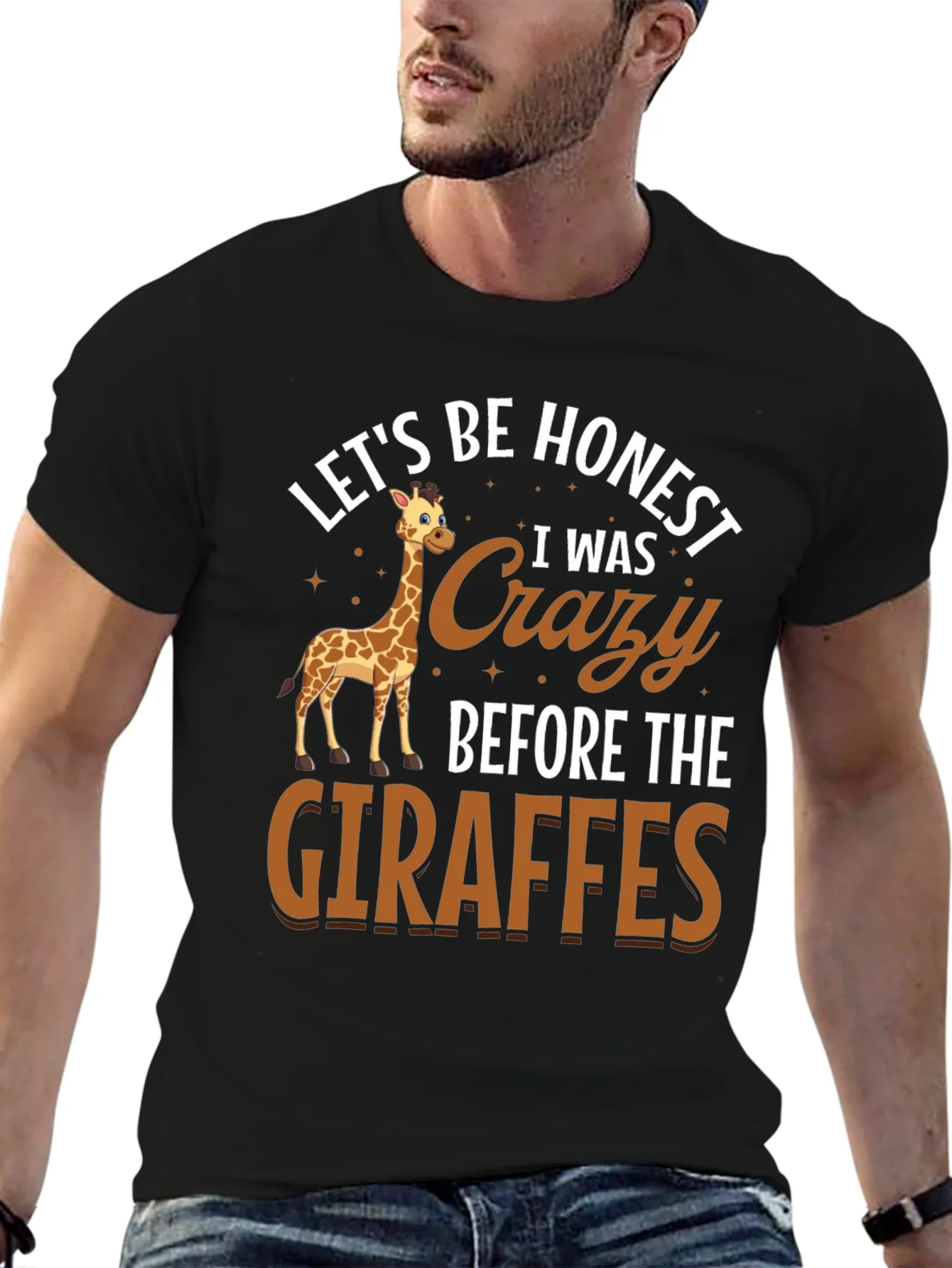 Crazy About Giraffes Tee