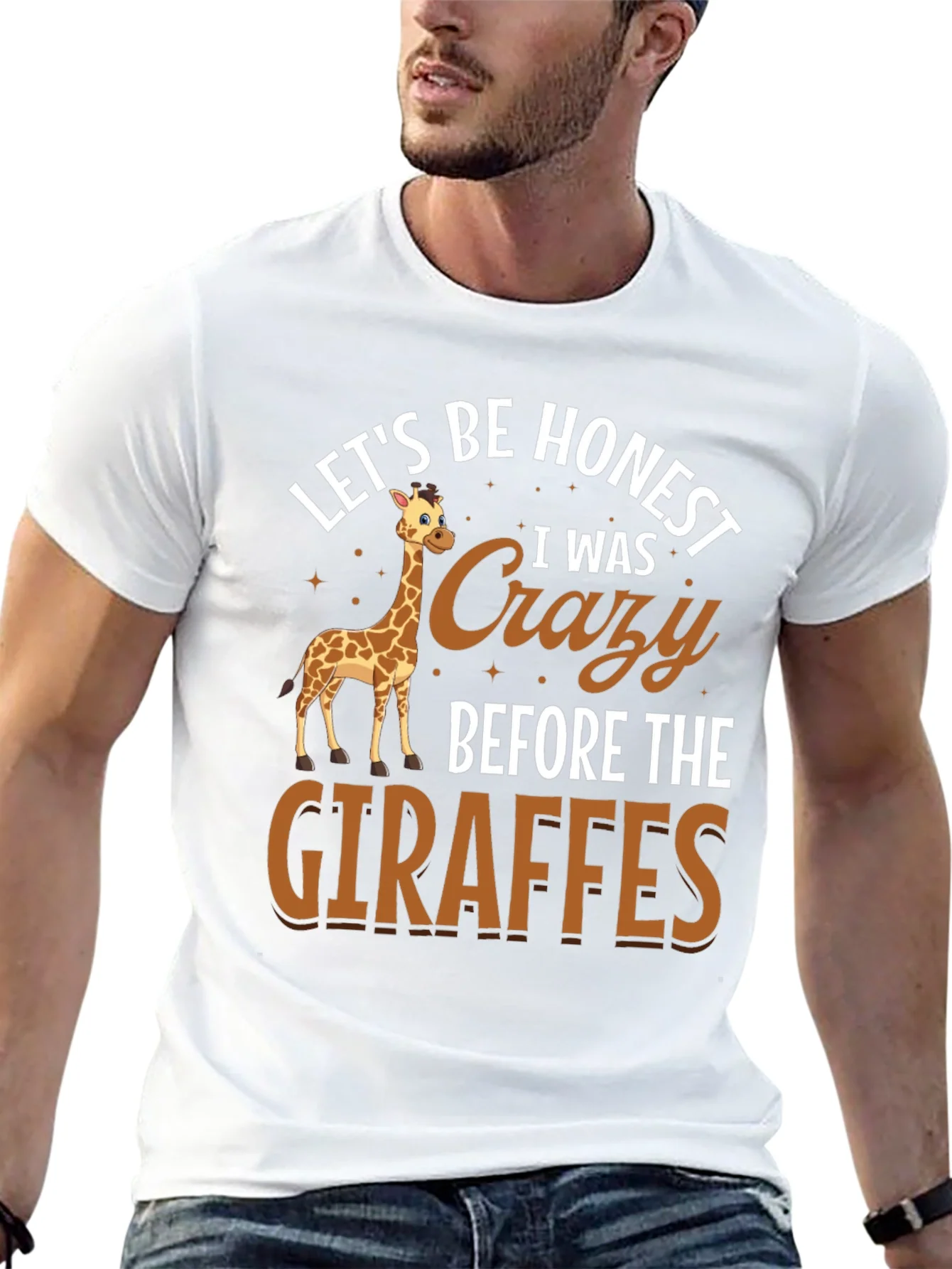 Crazy About Giraffes Tee