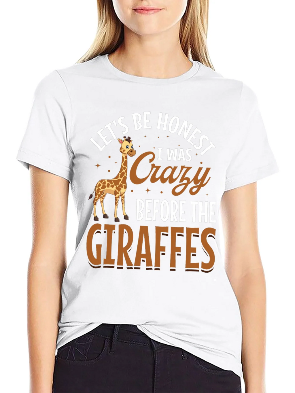 Crazy About Giraffes Tee