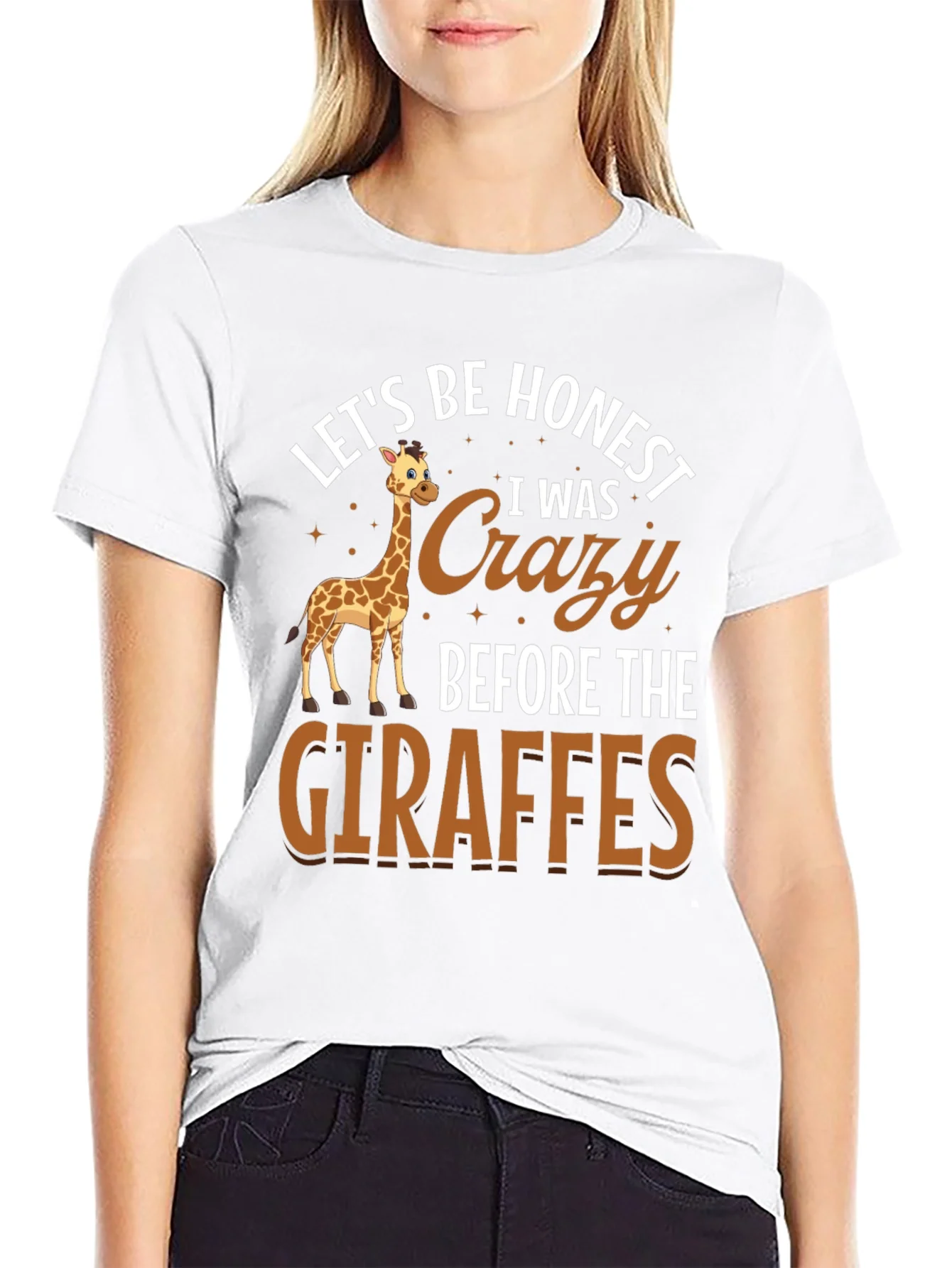 Crazy About Giraffes Tee