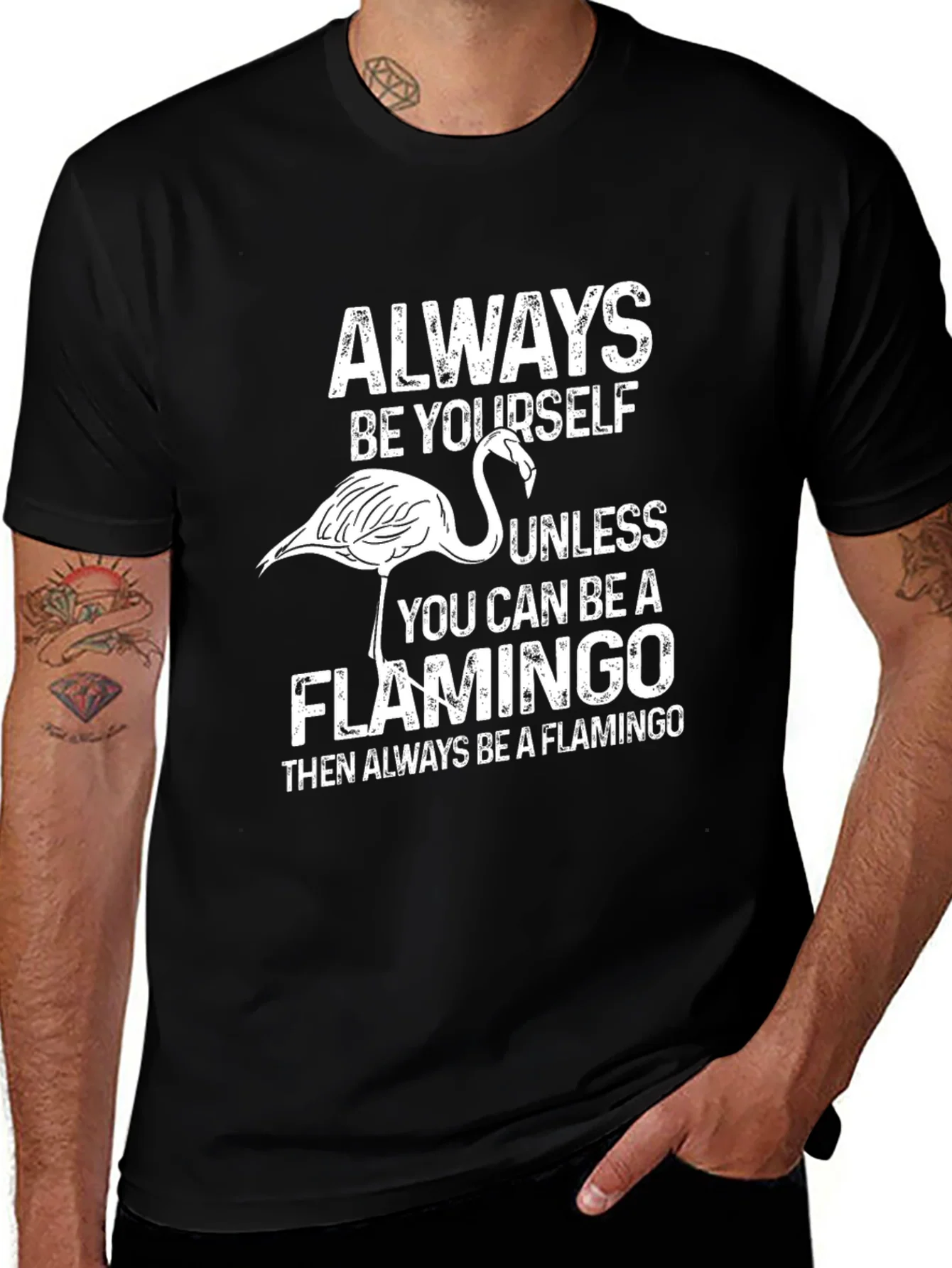 Always Be A Flamingo Graphic T-Shirt
