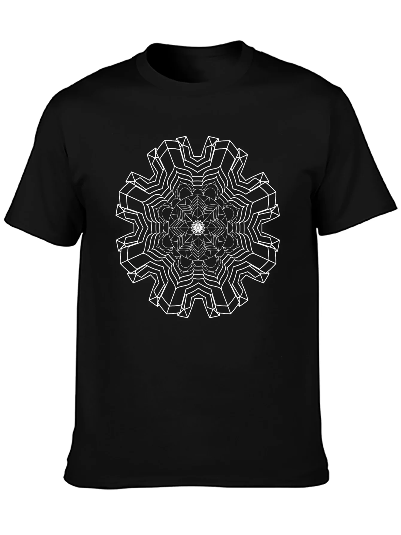 Abstract Geometric Mandala T-Shirt
