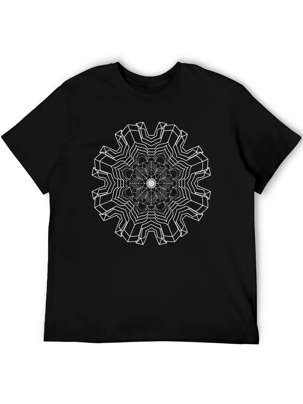 Abstract Geometric Mandala T-Shirt