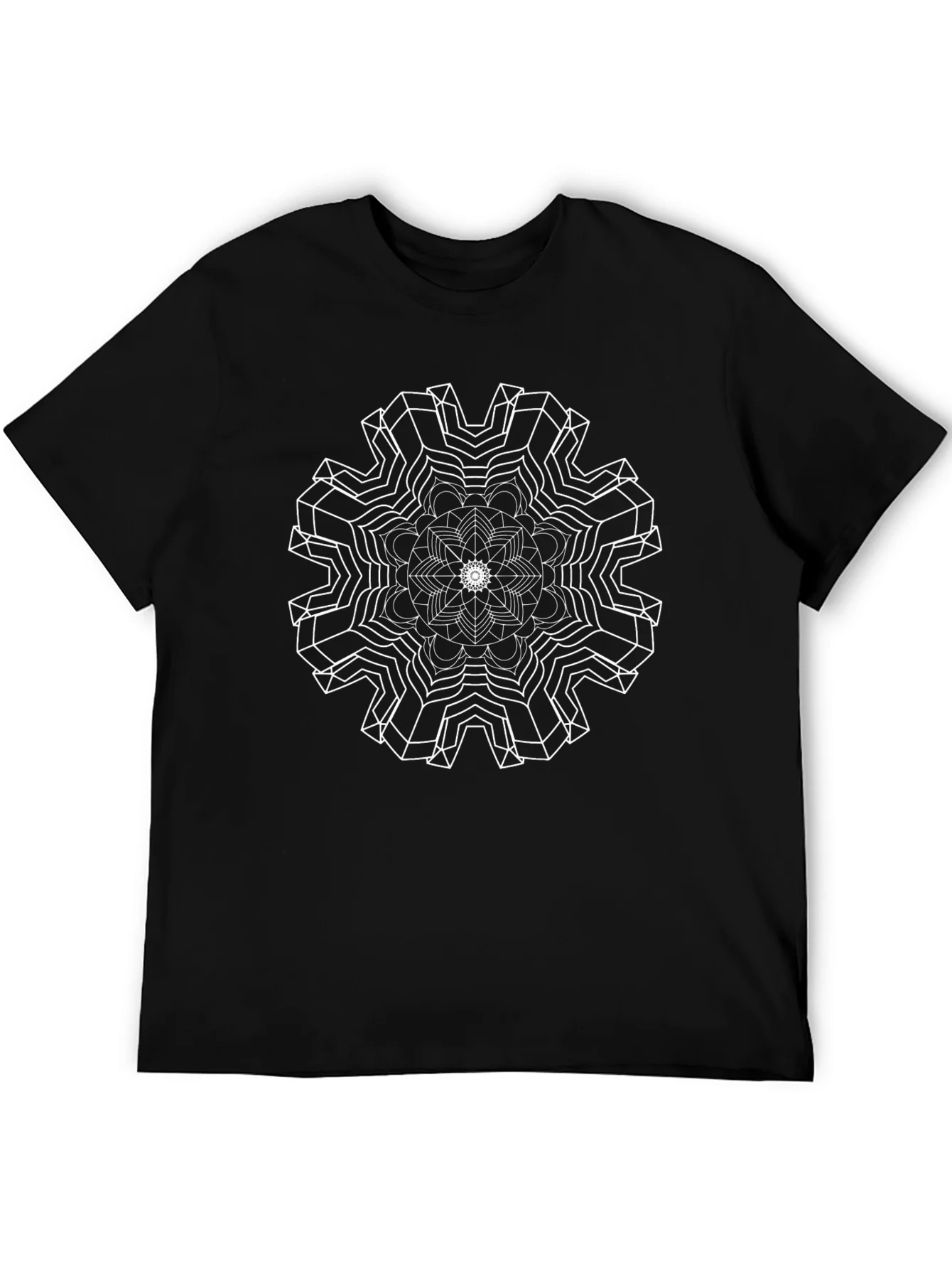 Abstract Geometric Mandala T-Shirt
