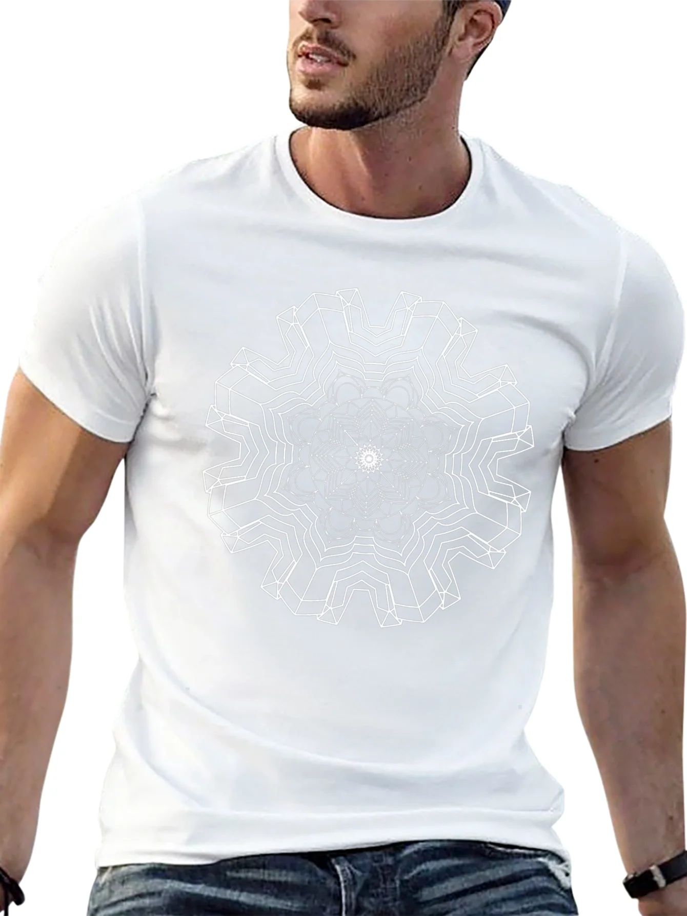 Abstract Geometric Mandala T-Shirt
