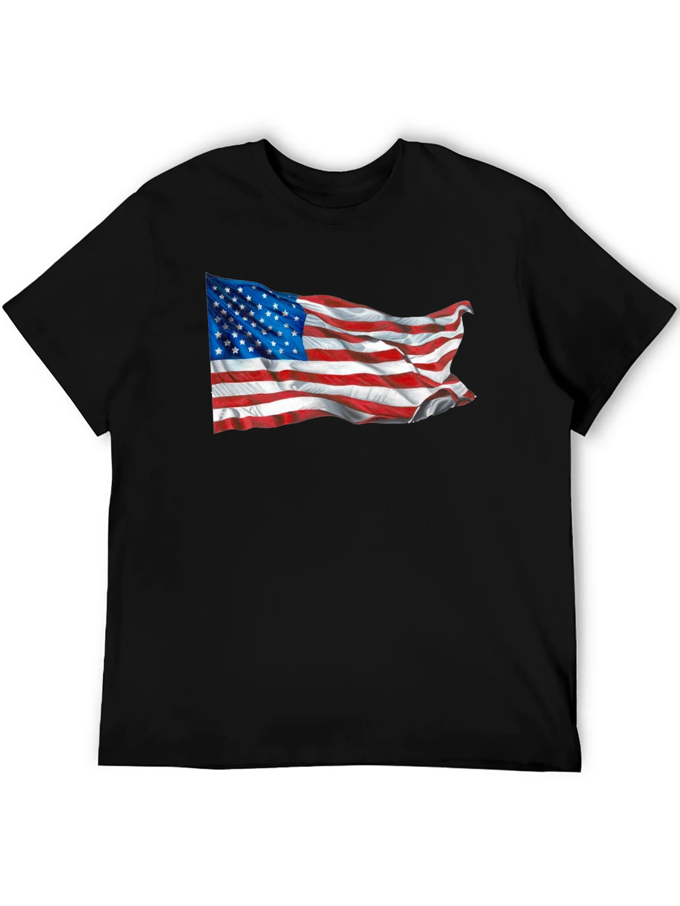 American Flag Graphic T-Shirt