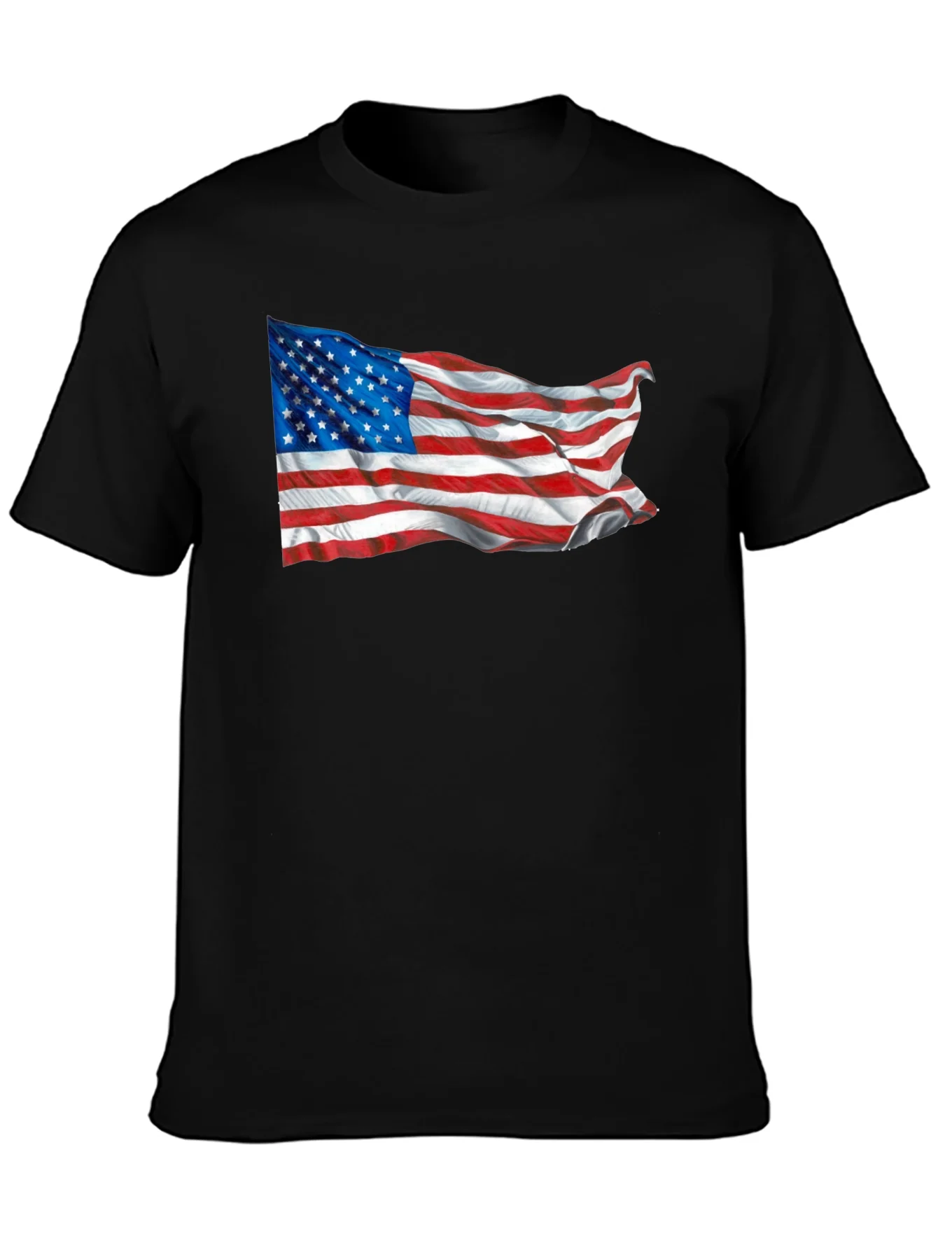 American Flag Graphic T-Shirt