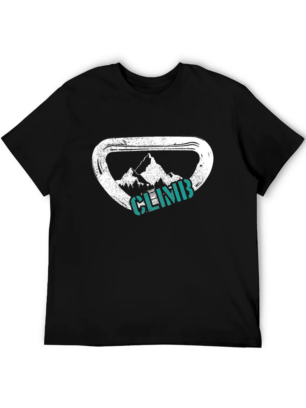Climb Mountain T-Shirt - Rock Climbing Design