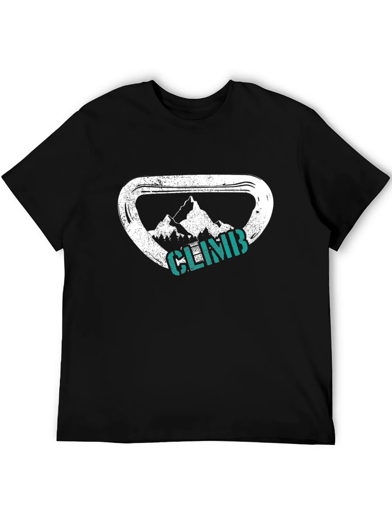 Climb Mountain T-Shirt - Rock Climbing Design