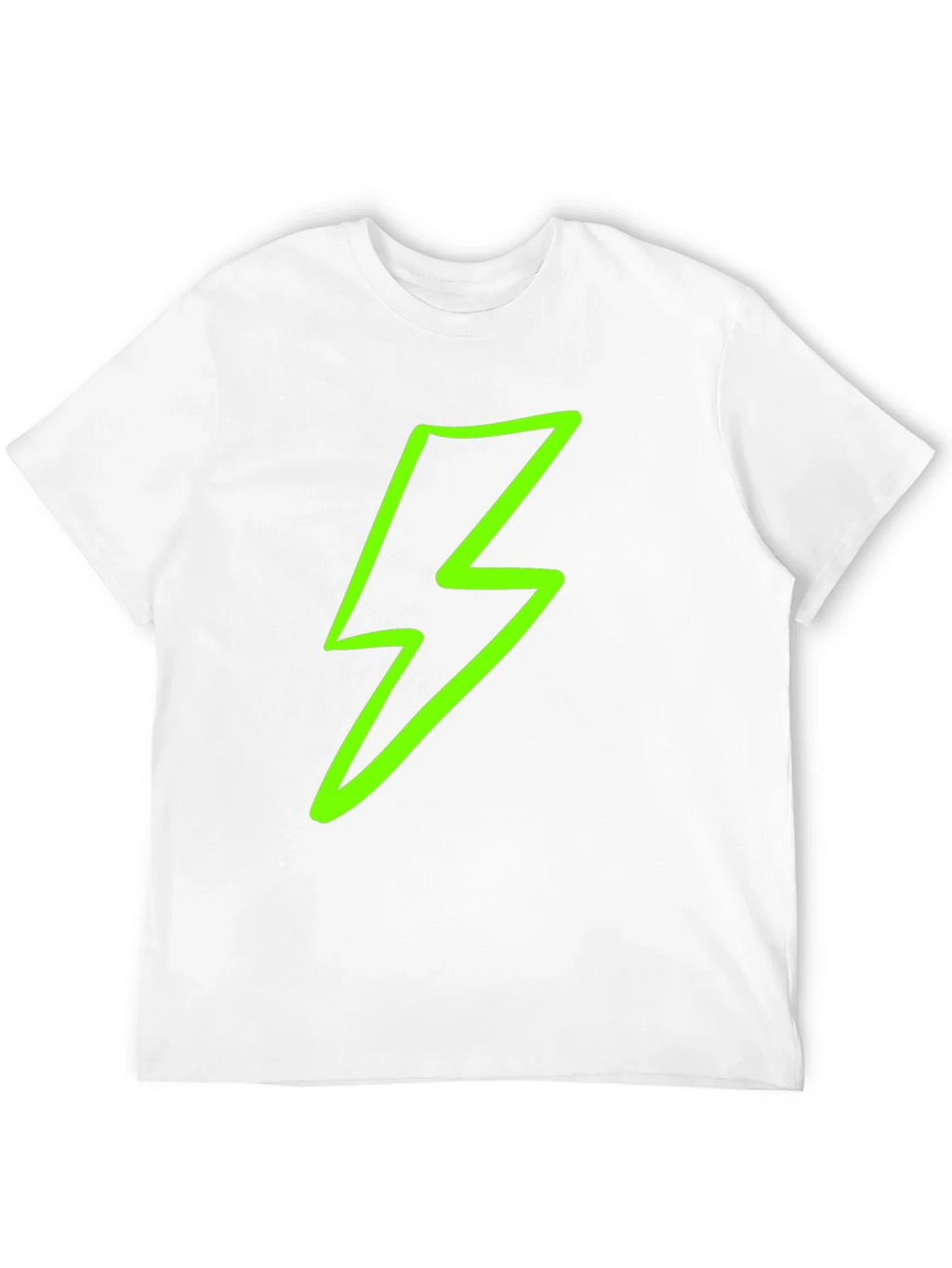 Lightning Bolt Graphic Tee - Black