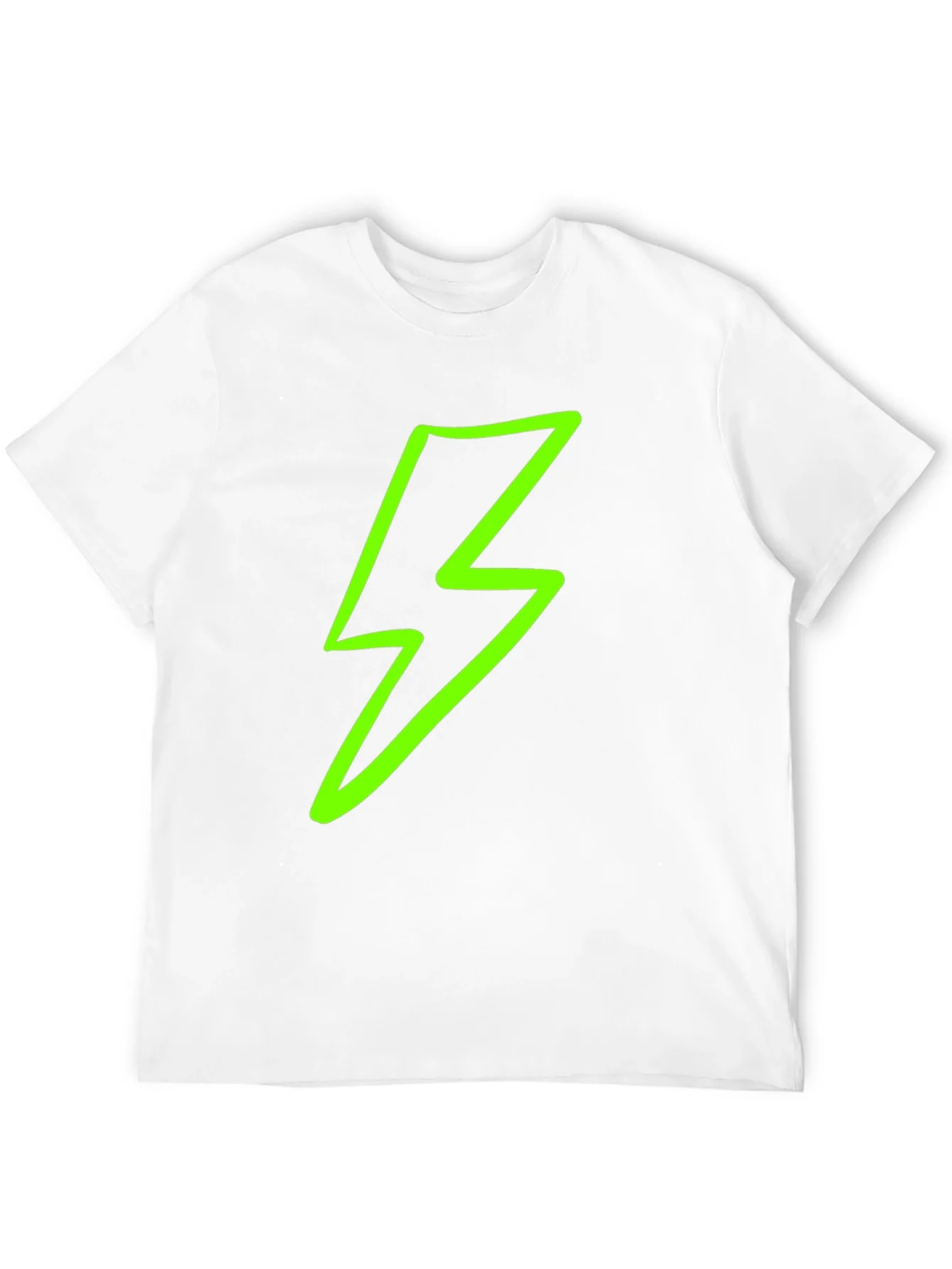 Lightning Bolt Graphic Tee - Black