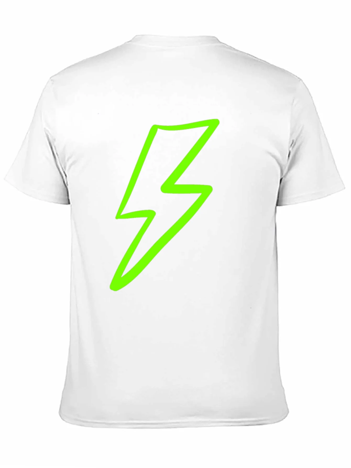 Lightning Bolt Graphic Tee - Black