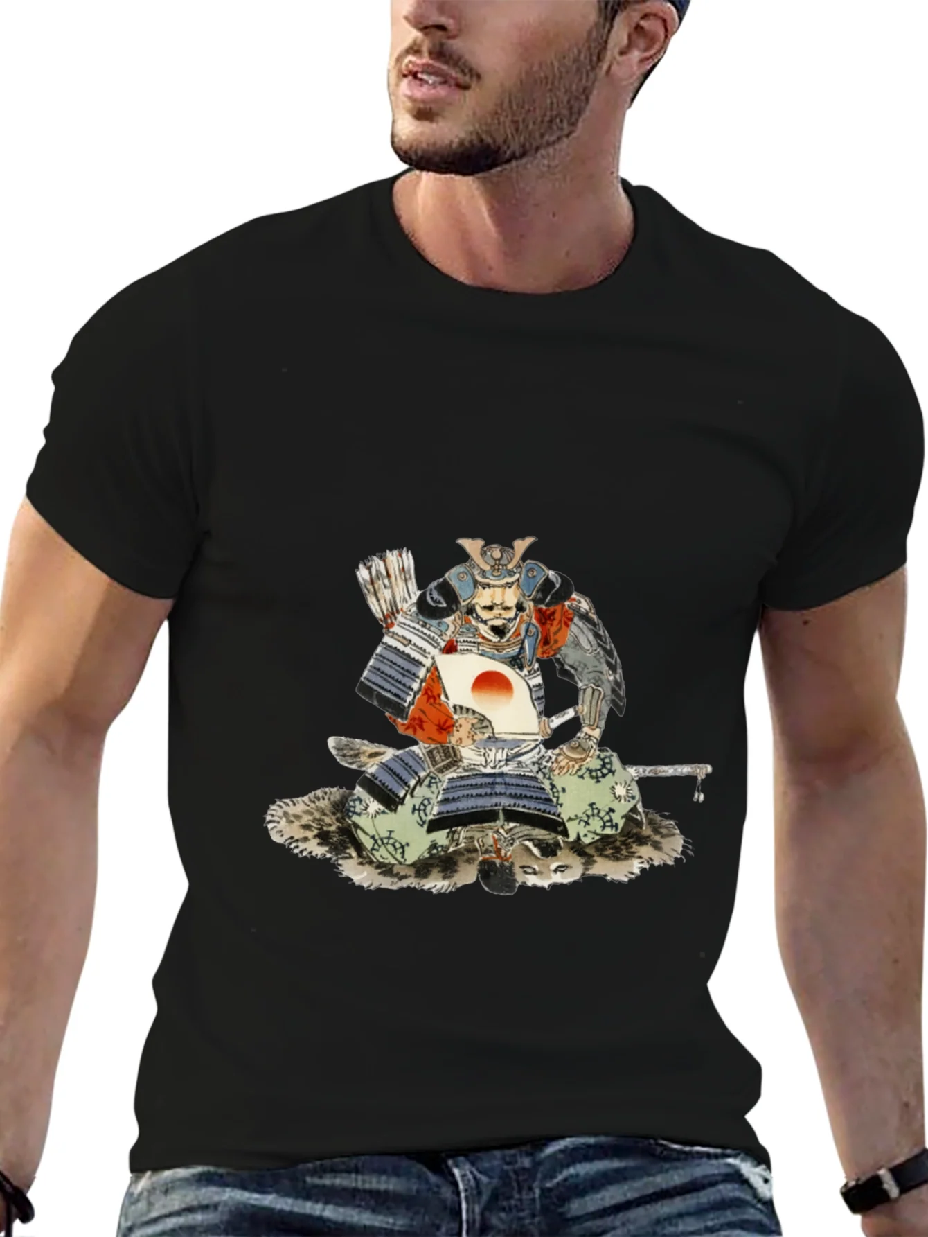 Samurai Warrior Graphic Tee - Cool & Unique