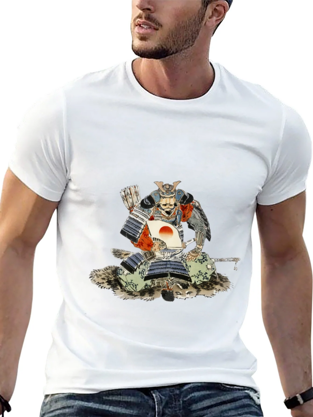 Samurai Warrior Graphic Tee - Cool & Unique
