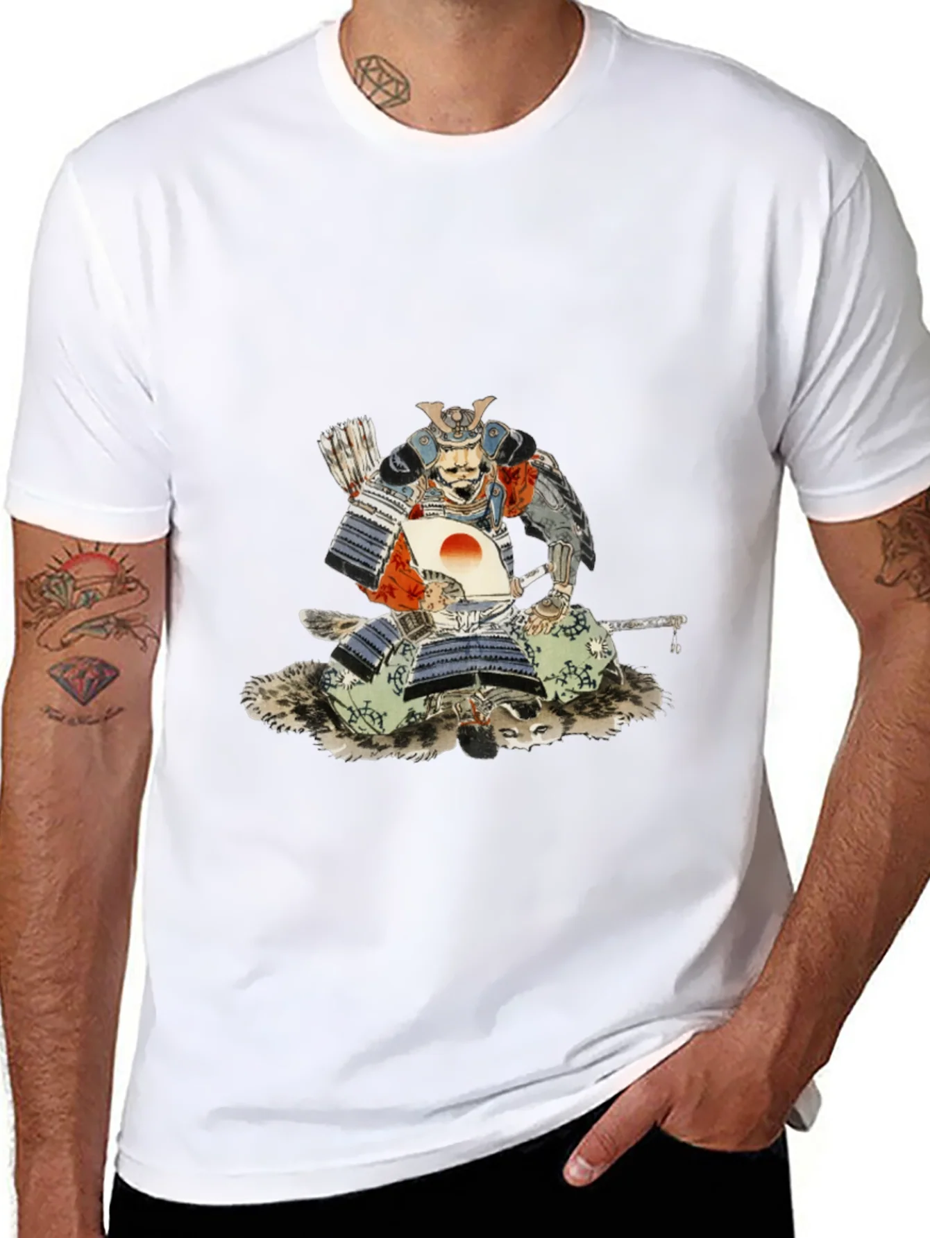 Samurai Warrior Graphic Tee - Cool & Unique