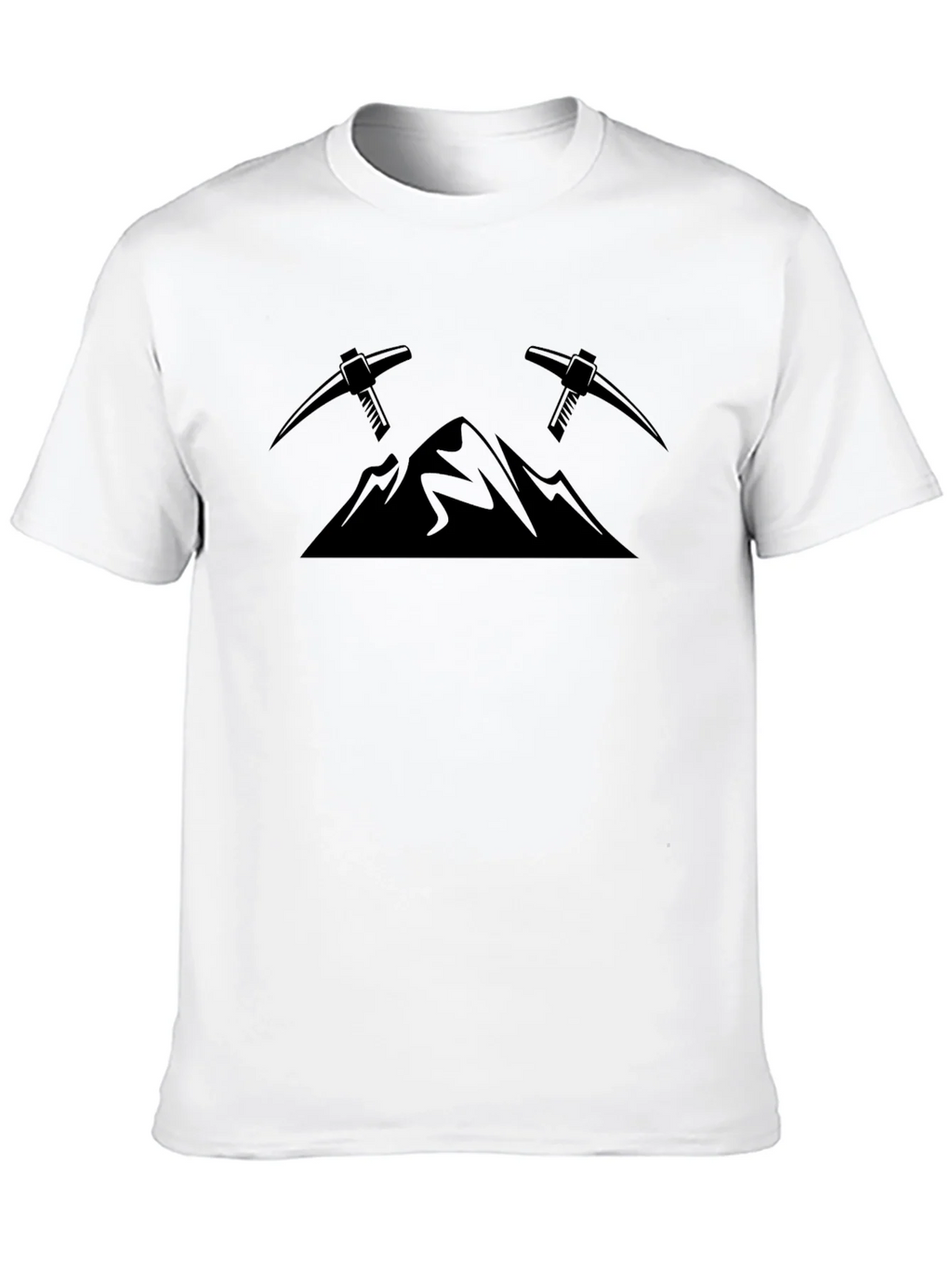Mountain & Pickaxe Graphic Tee - Black