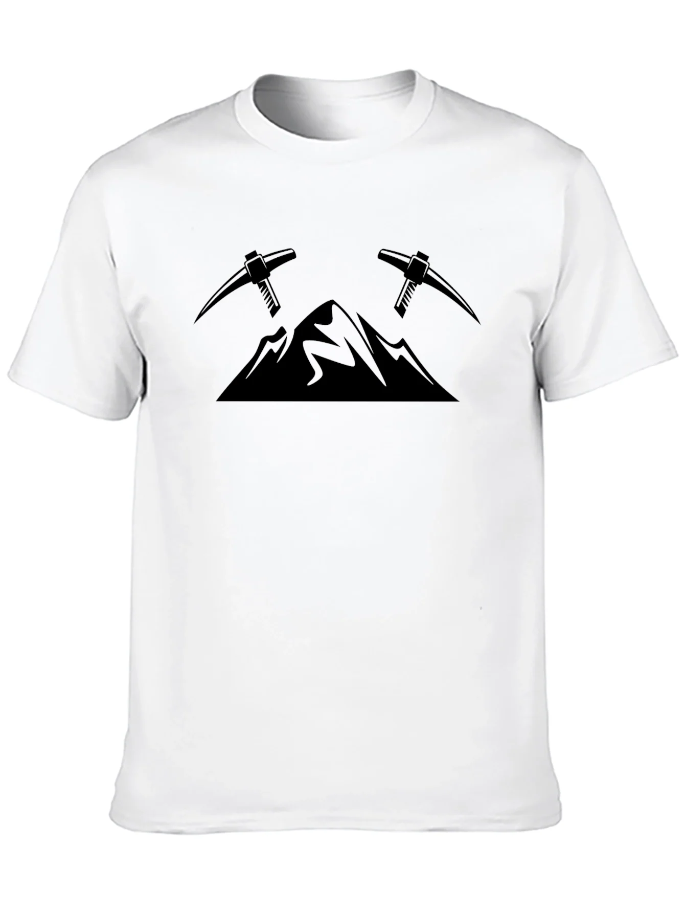 Mountain & Pickaxe Graphic Tee - Black