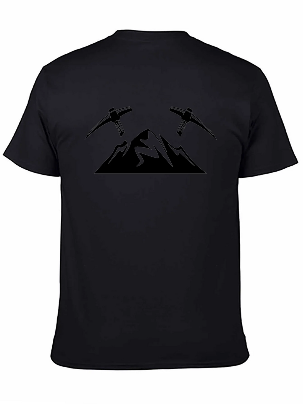 Mountain & Pickaxe Graphic Tee - Black