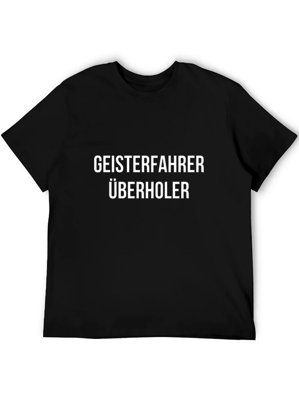 Geisterfahrer Uberholer Tee - Black Graphic T-Shirt