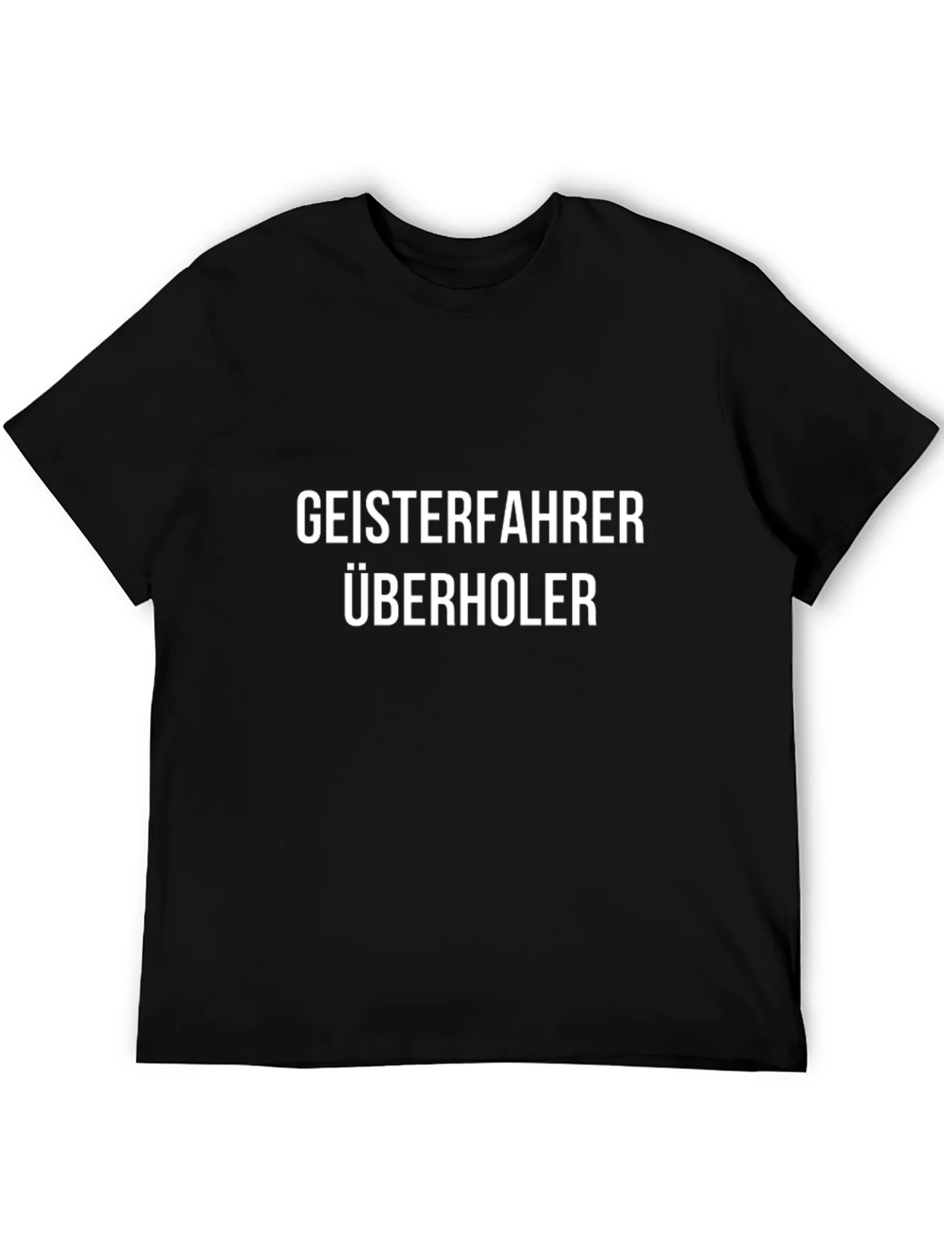 Geisterfahrer Uberholer Tee - Black Graphic T-Shirt