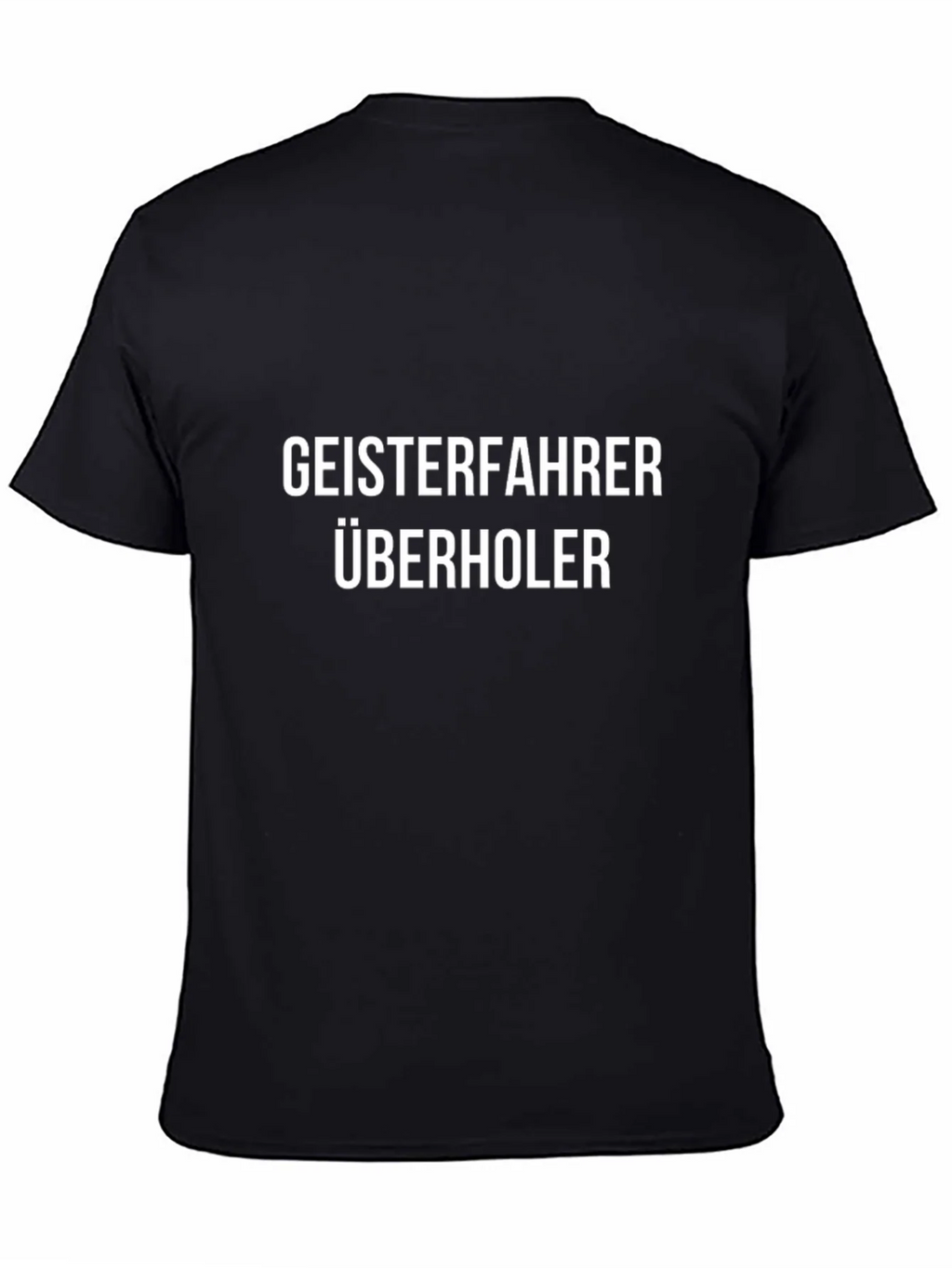 Geisterfahrer Uberholer Tee - Black Graphic T-Shirt