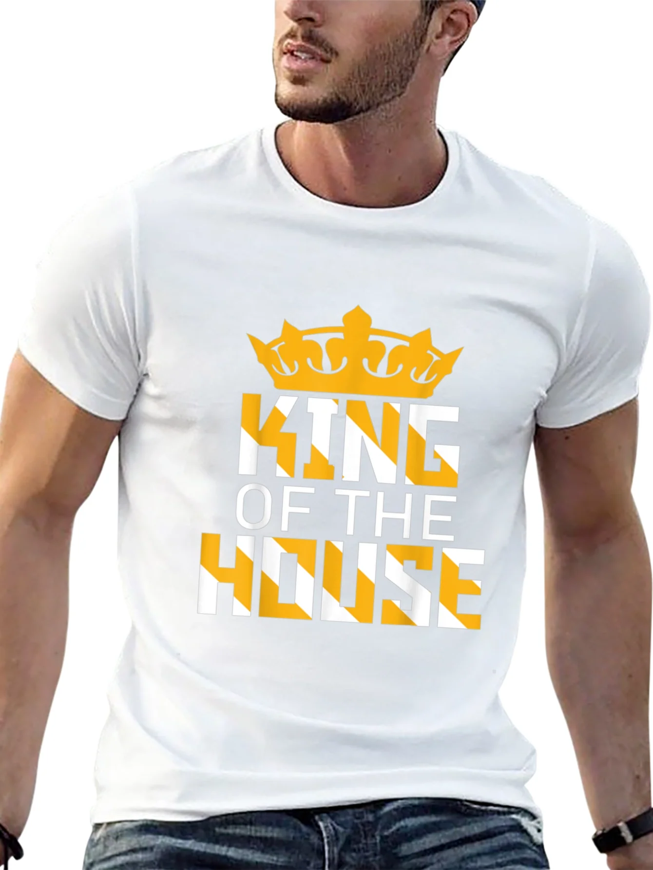 King of The House Graphic T-Shirt - Black