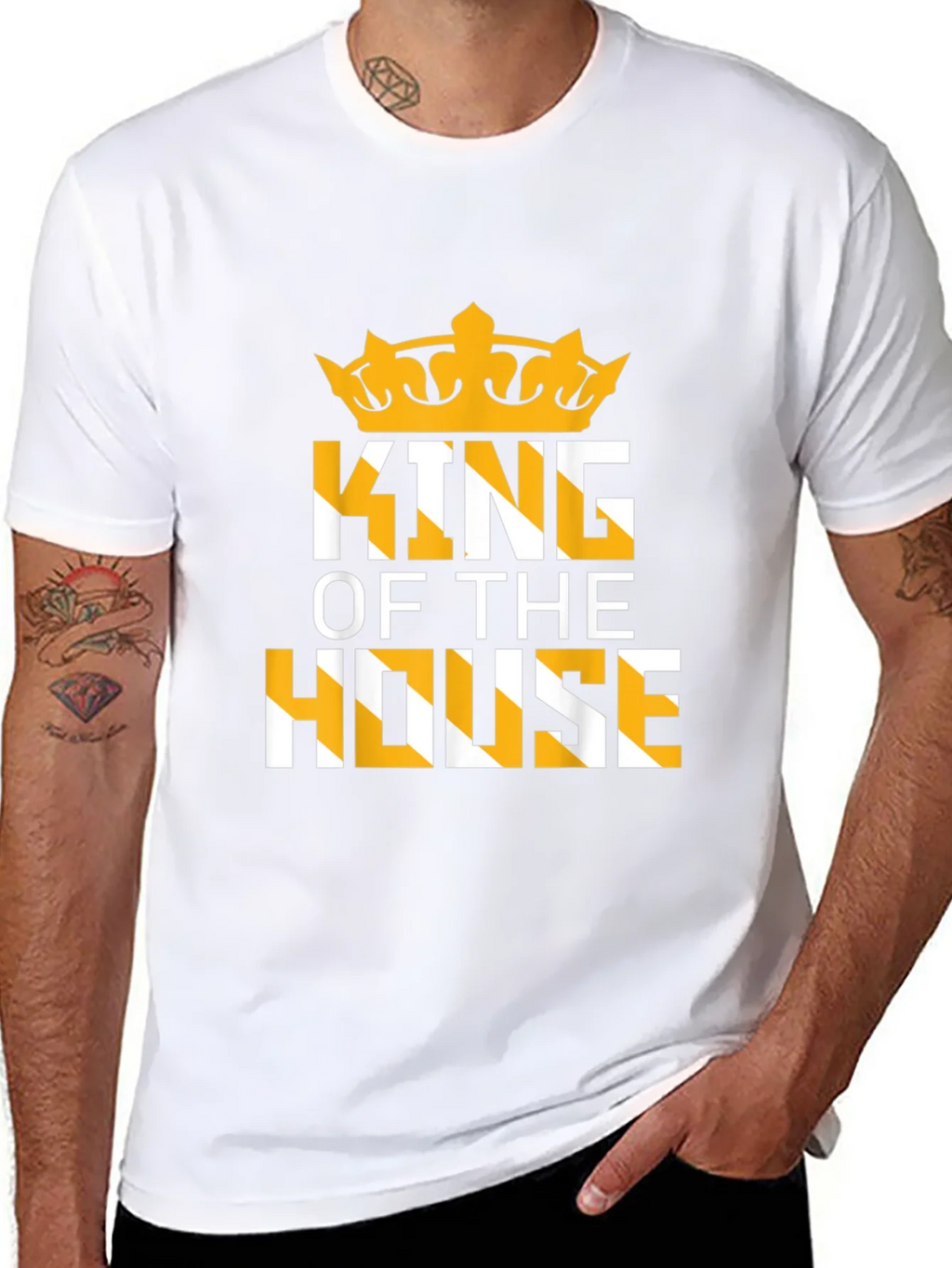 King of The House Graphic T-Shirt - Black