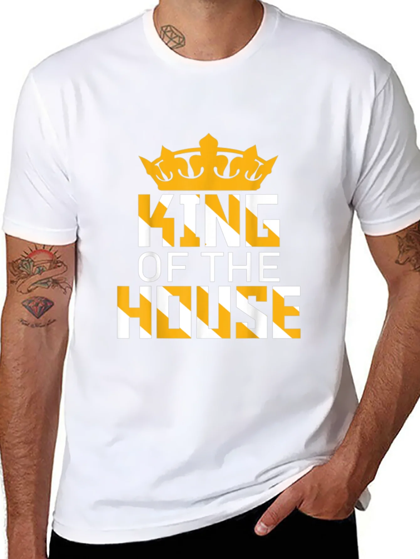 King of The House Graphic T-Shirt - Black