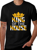 King of The House Graphic T-Shirt - Black