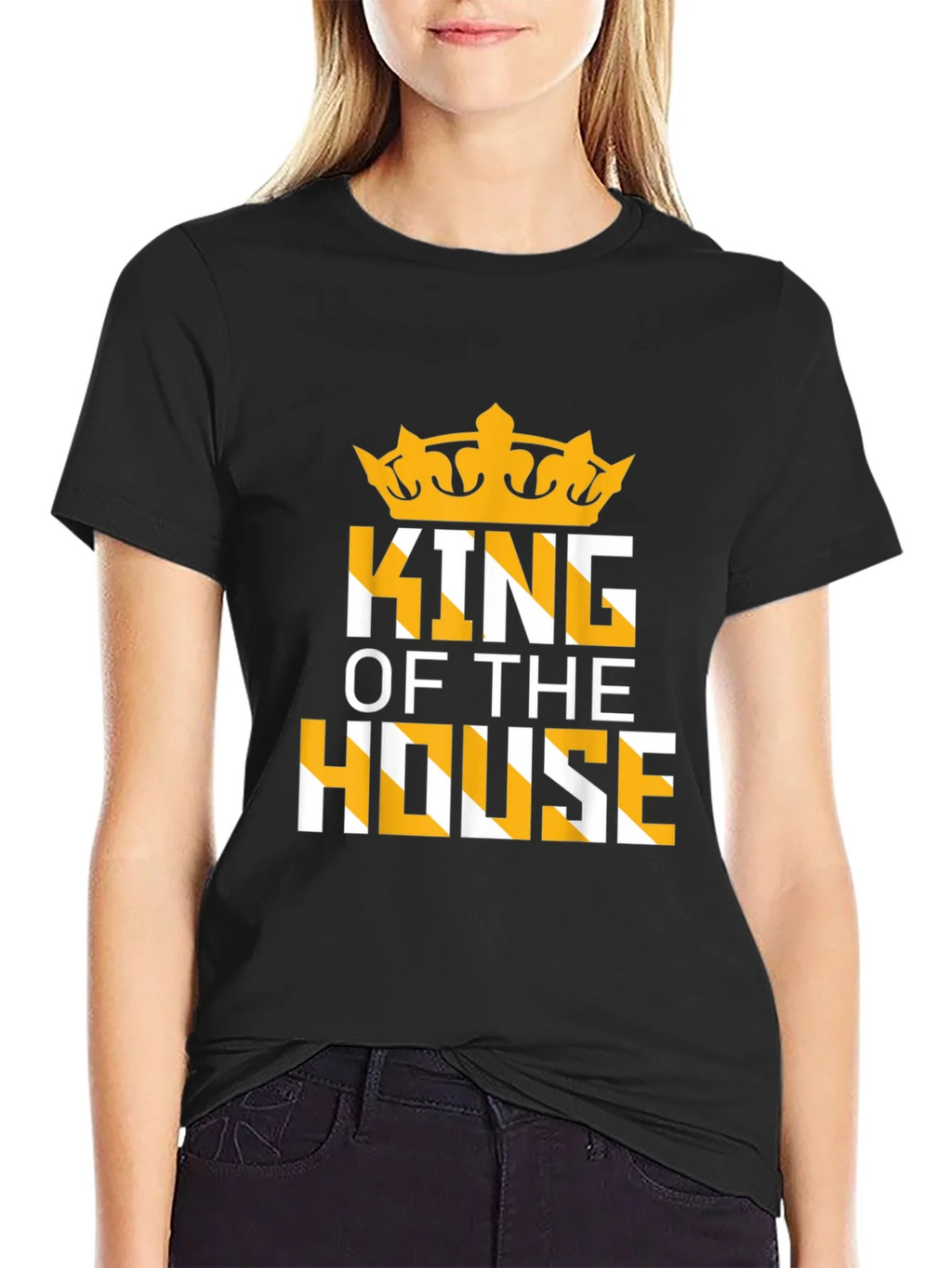 King of The House Graphic T-Shirt - Black