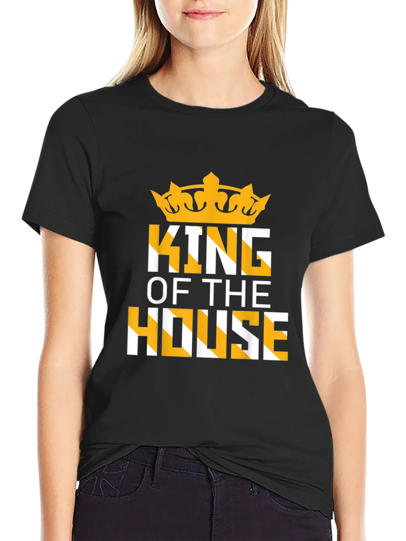 King of The House Graphic T-Shirt - Black