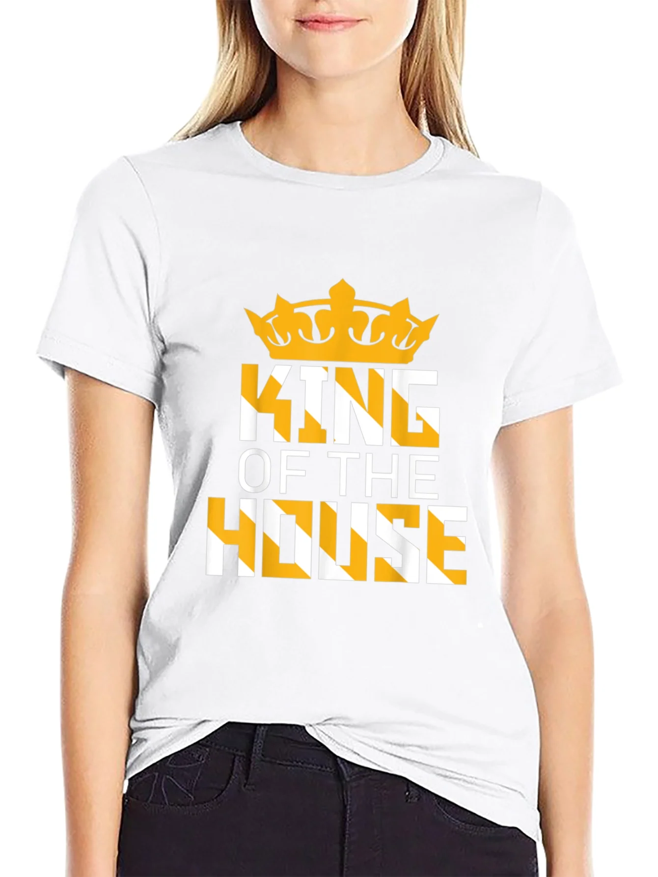 King of The House Graphic T-Shirt - Black