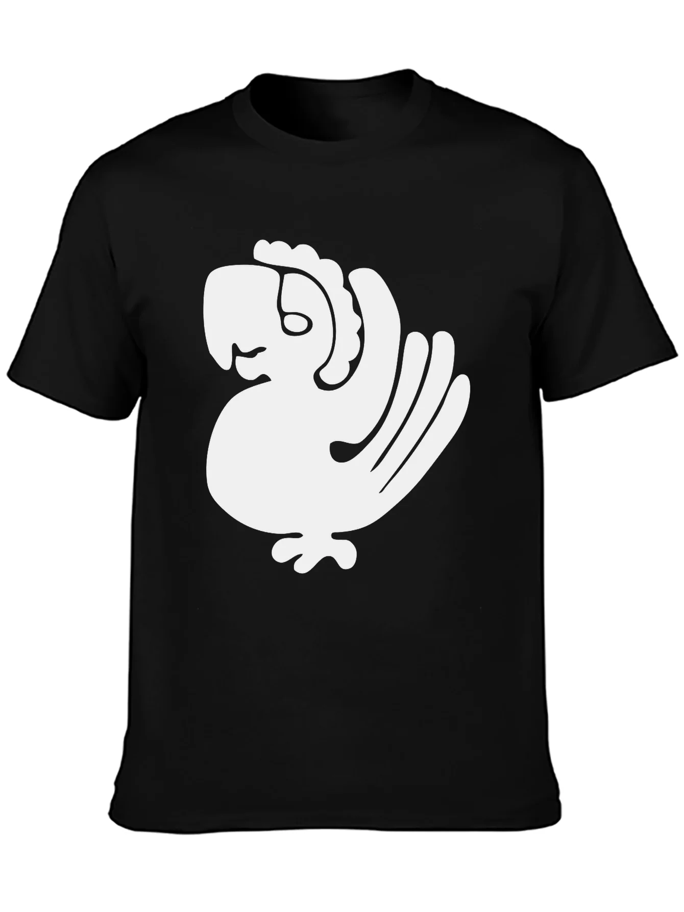 Abstract Bird Graphic Tee - Stylish & Unique