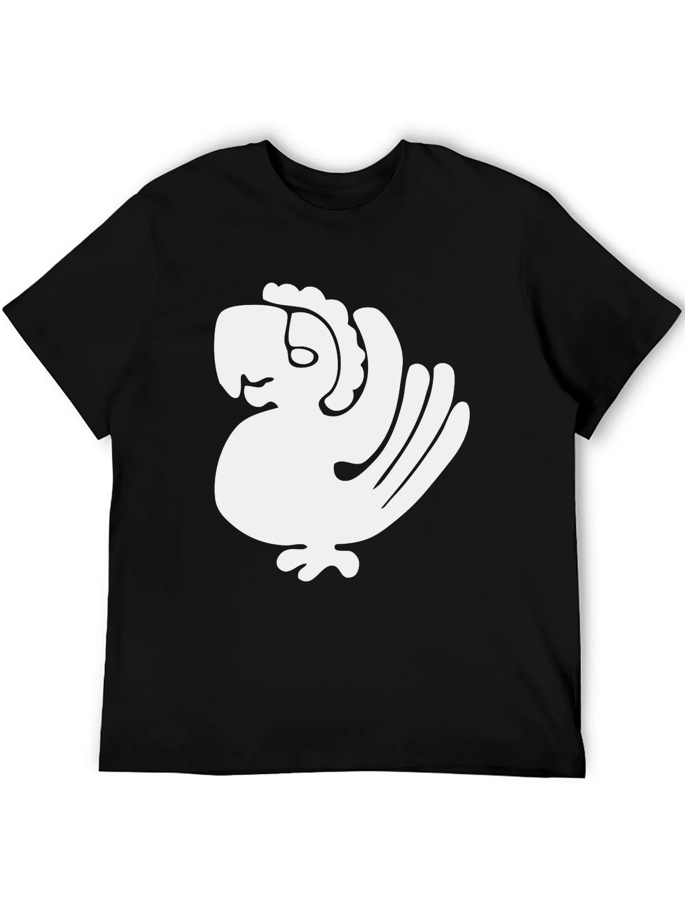 Abstract Bird Graphic Tee - Stylish & Unique