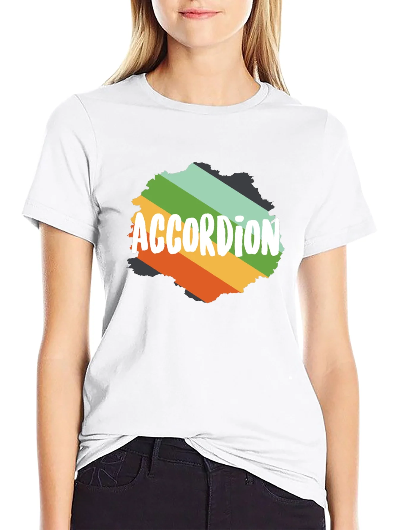Accordion Retro T-Shirt Music Lover Tee
