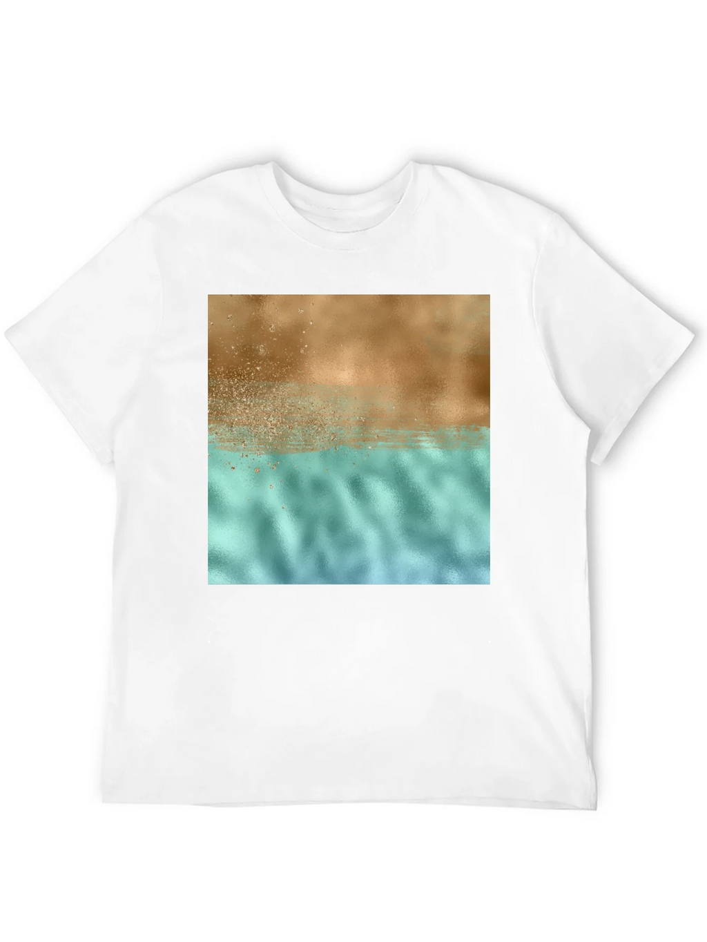 Abstract Graphic Print T-Shirt - Casual Style