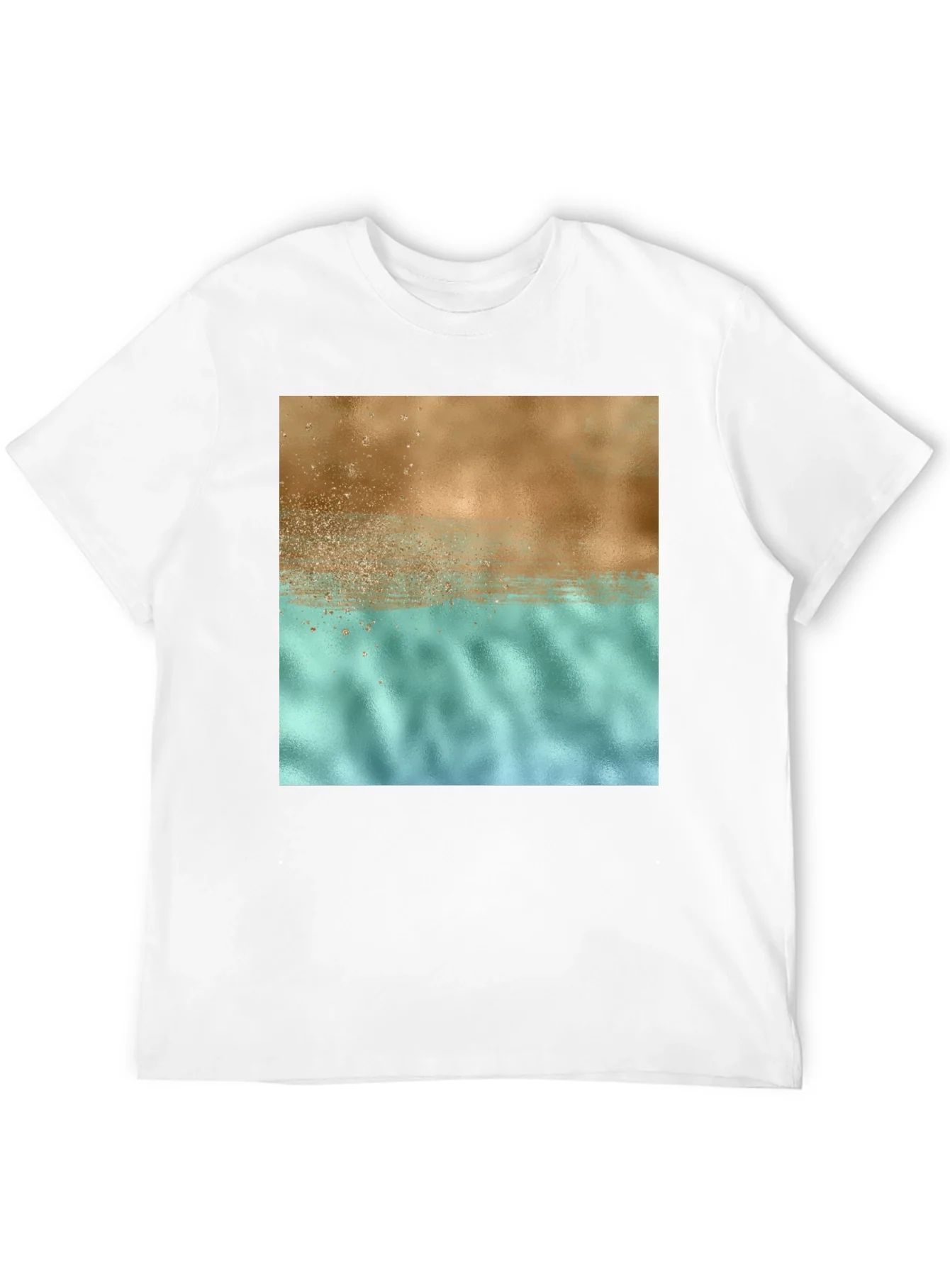 Abstract Graphic Print T-Shirt - Casual Style