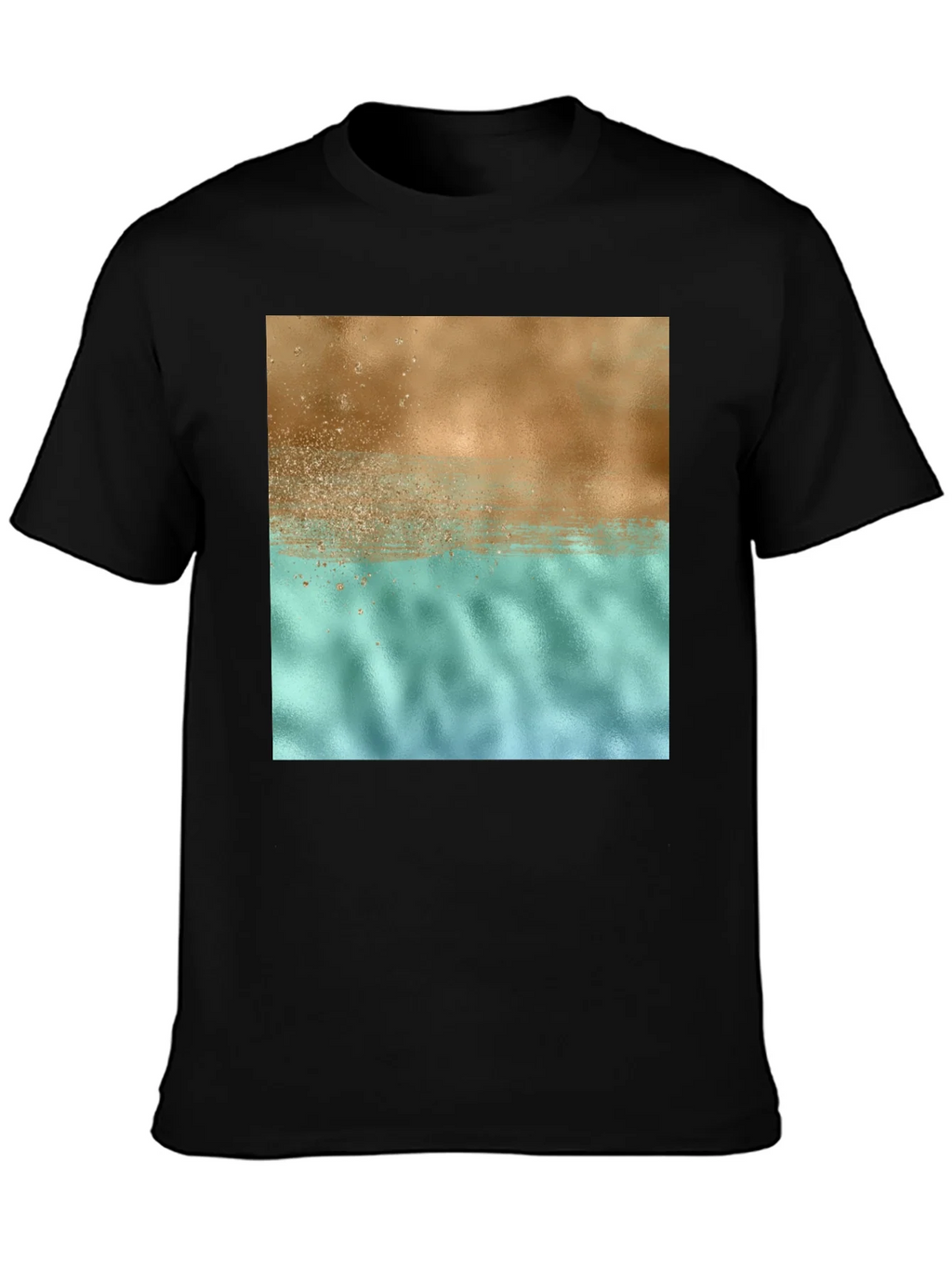 Abstract Graphic Print T-Shirt - Casual Style