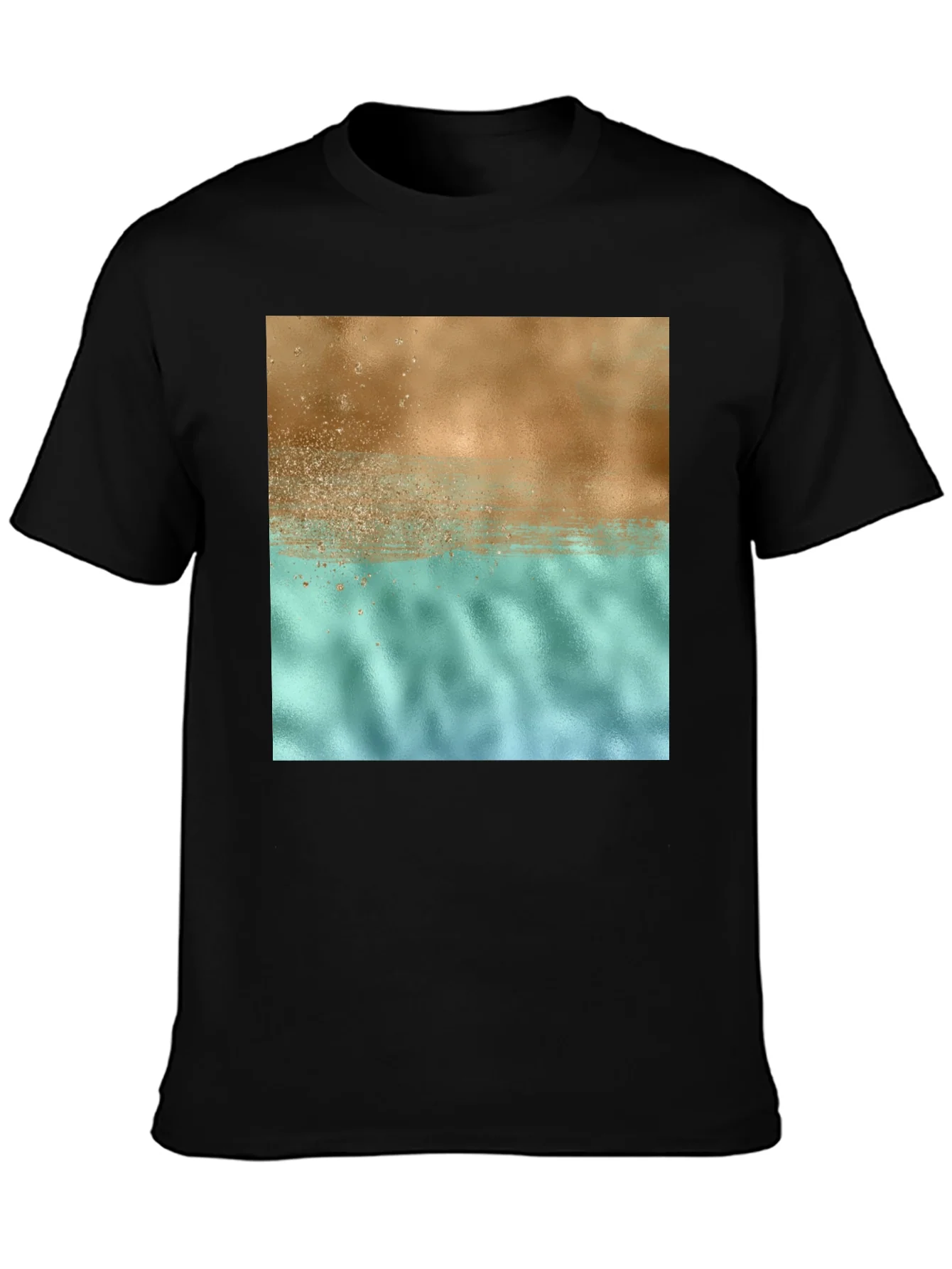 Abstract Graphic Print T-Shirt - Casual Style
